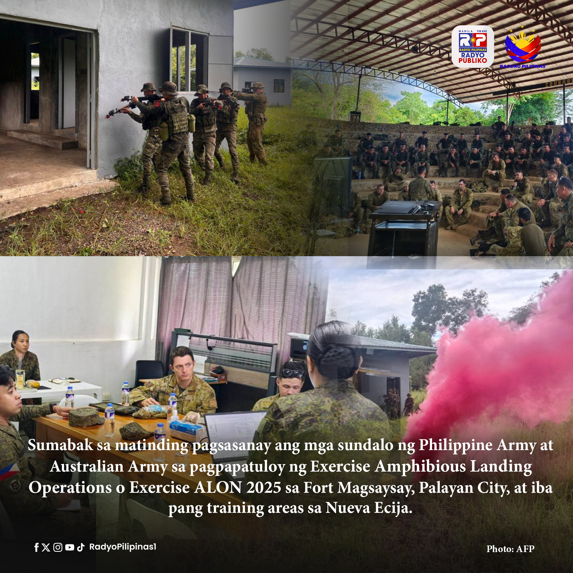 Radyo - #RPWorldService | Sumabak sa matinding pagsasanay ang mga ...