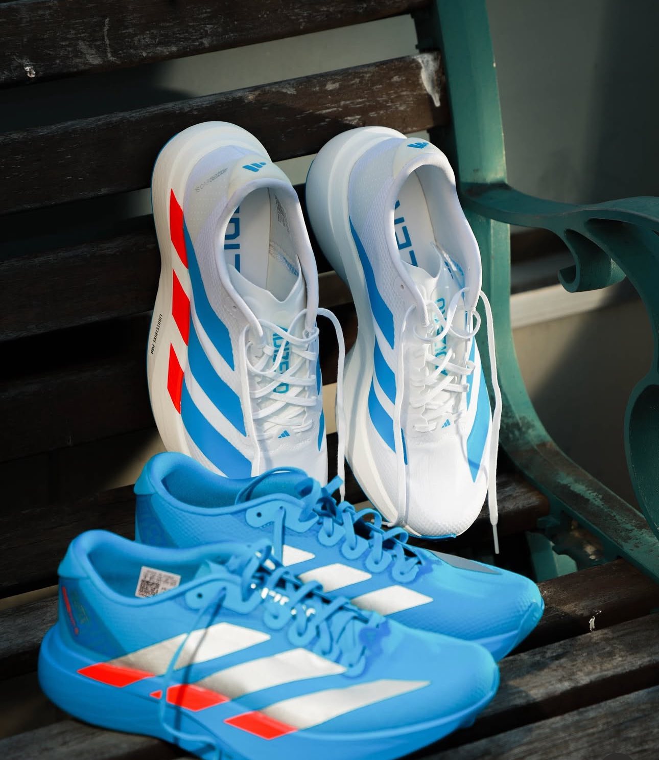 LIMITED EDITION COLORWAY Evo SL Ekiden Woven Blue & White 