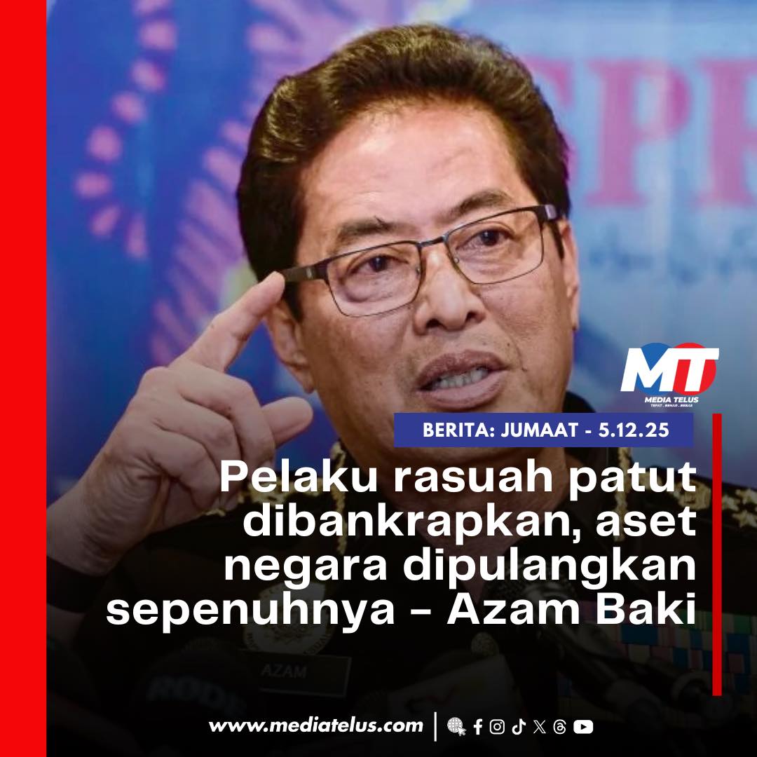 Media - Menurutnya, tumpuan SPRM pada 2026 akan diberikan kepada ...