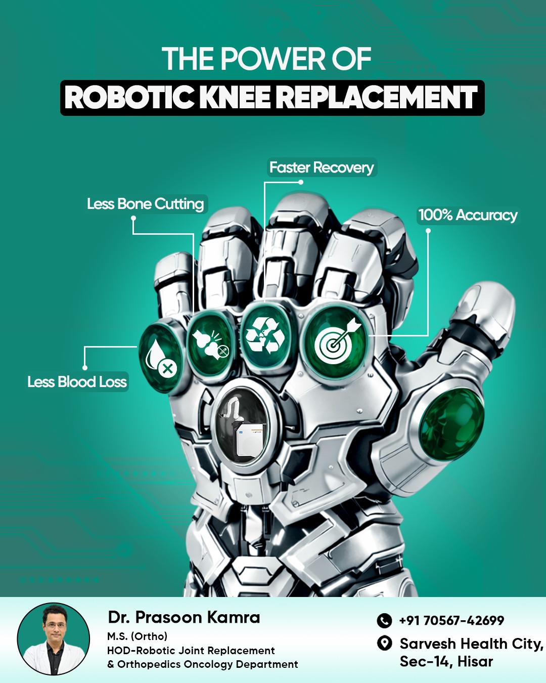 Dr - 🚀 The Power of Robotic Knee Replacement Advanced technology is ...