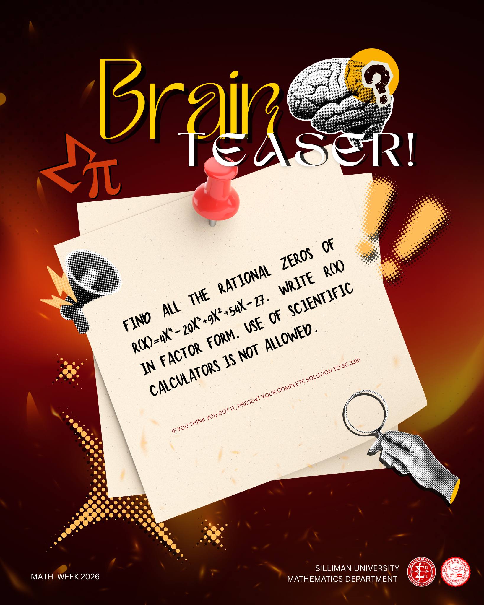 🎉 Wrapping up... - Silliman University Mathematics Department | Facebook