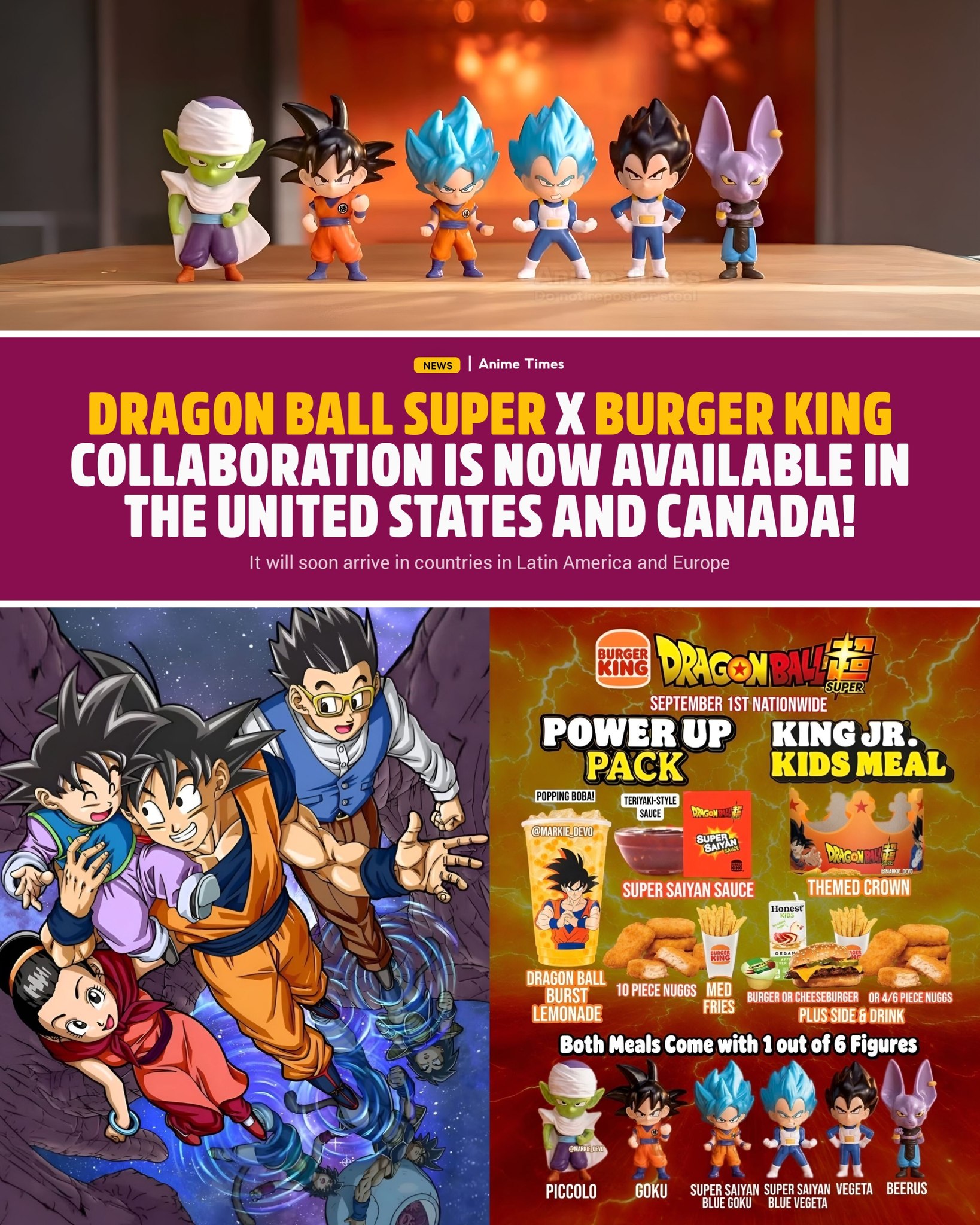 Dragon Ball Super has officially powered up Burger King! 🔥🐉 The