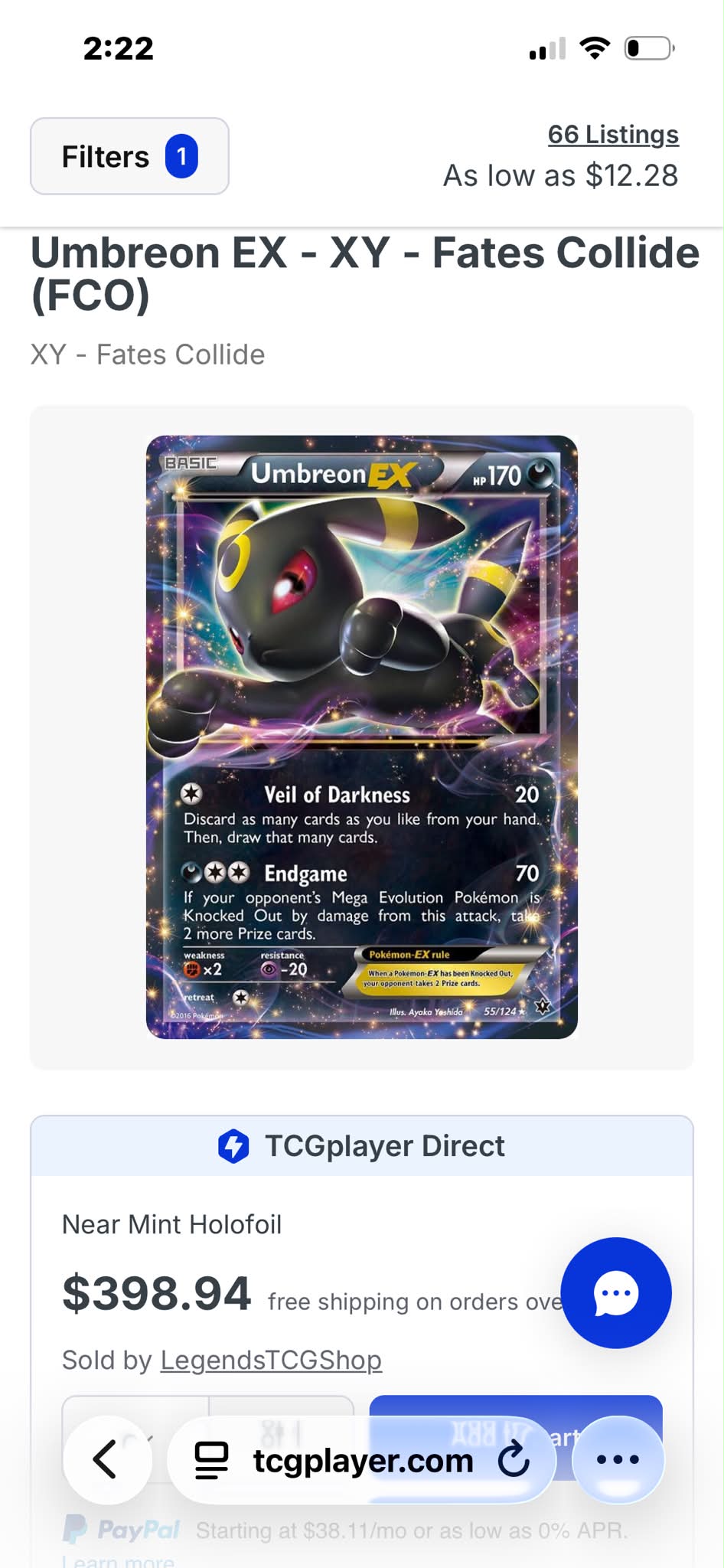 pokemon umbreon card value POKEMON, Sun and Moon, GX 80/149 : Toys & Games SWSH129 / Promo Card Type / HP / Stage Why Is The Pokémon TCG
