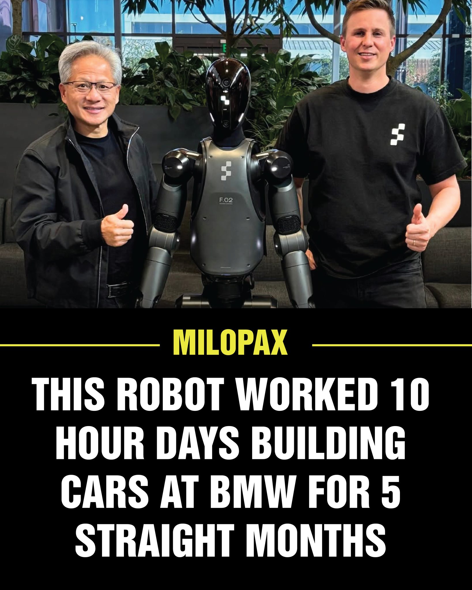 Meet F.02 — The Robot That Worked a Real Factory Line 🤖🏭 For