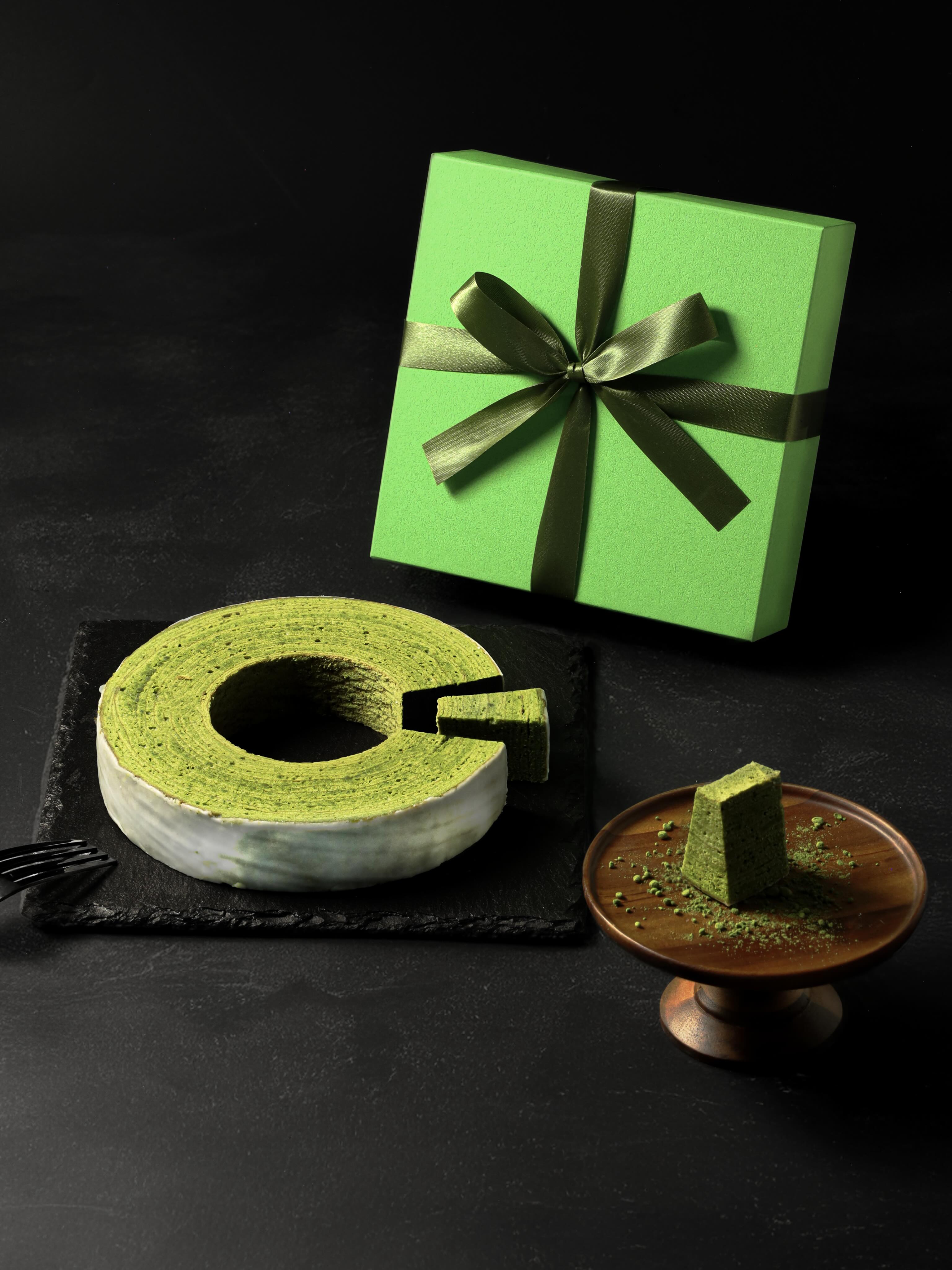季節限定】抹茶バウムクーヘン? ⁡ 今年も抹茶バウムクーヘンの販売が 