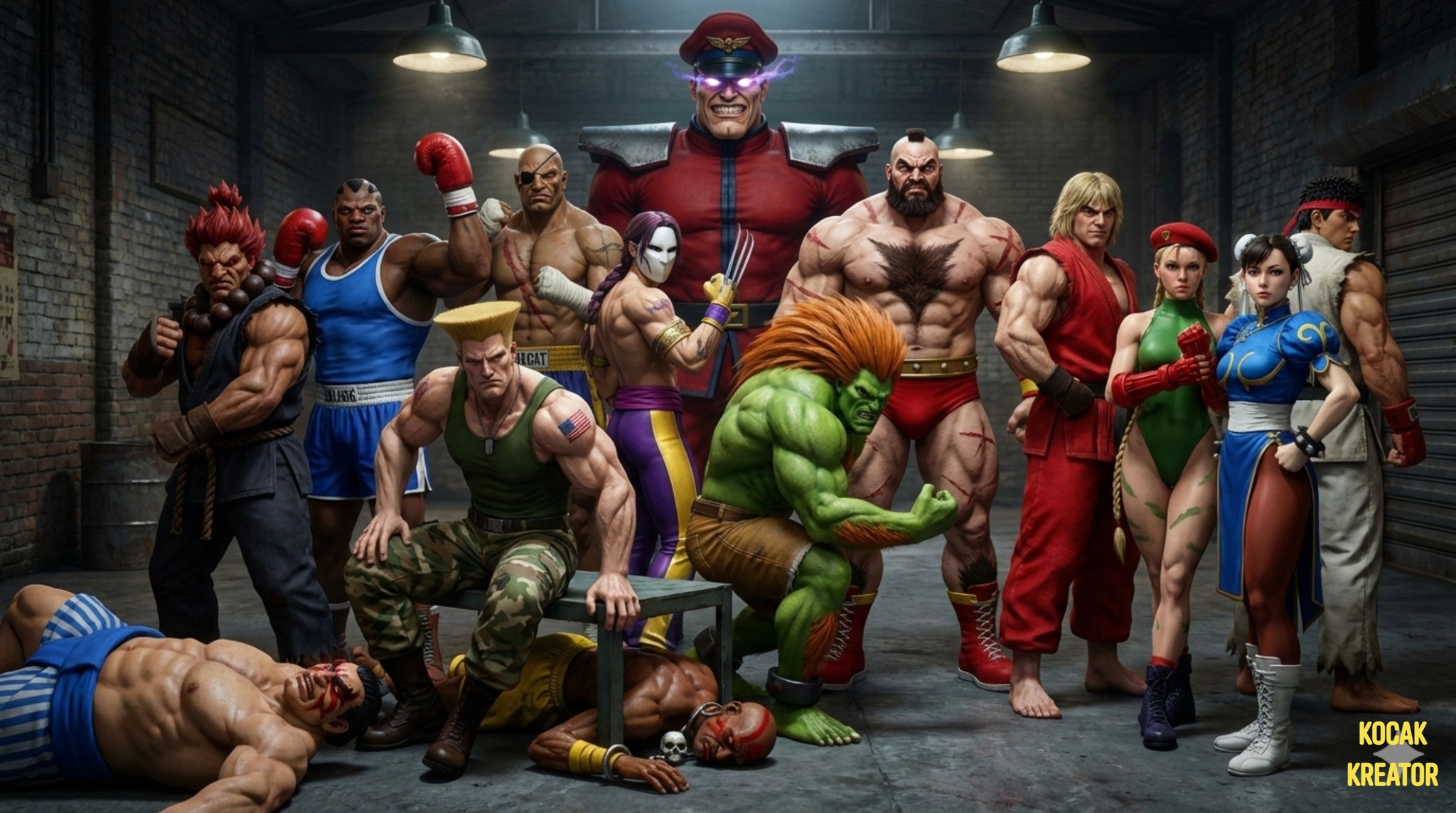 Street fighter game characters