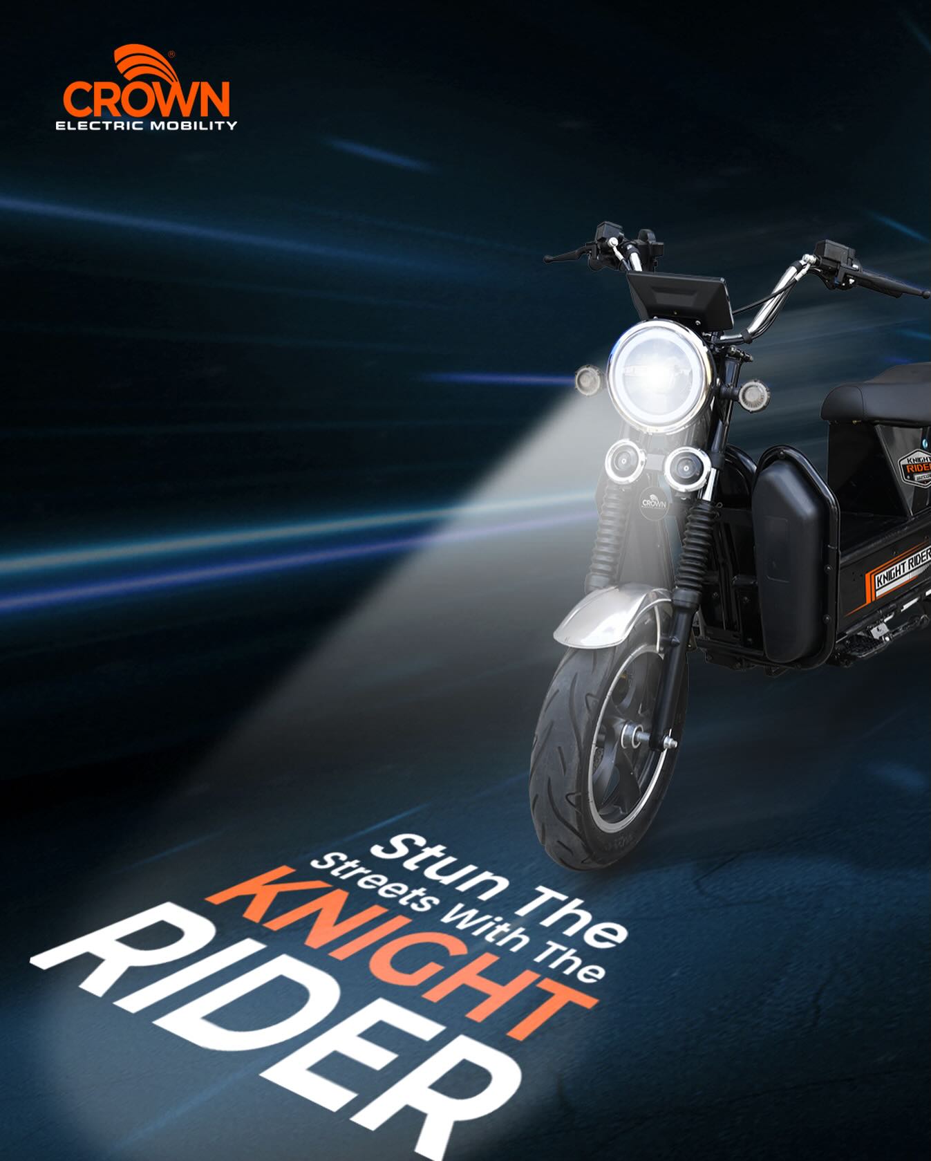 Crown - Own the streets with power, style, and silence. Meet the Knight ...