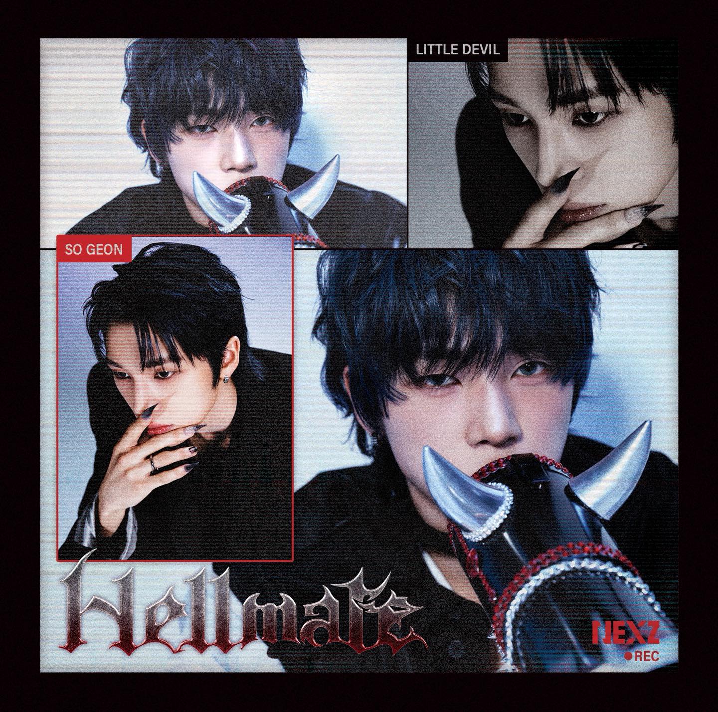 NEXZ Japan 3rd EP 『Hellmate』 JACKET IMAGE😈👿 FANCLUB会員限定