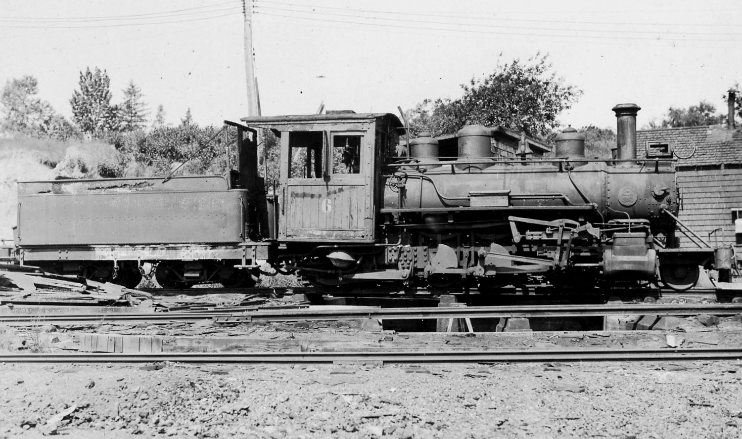 Sandy river railroad in the 1930s
