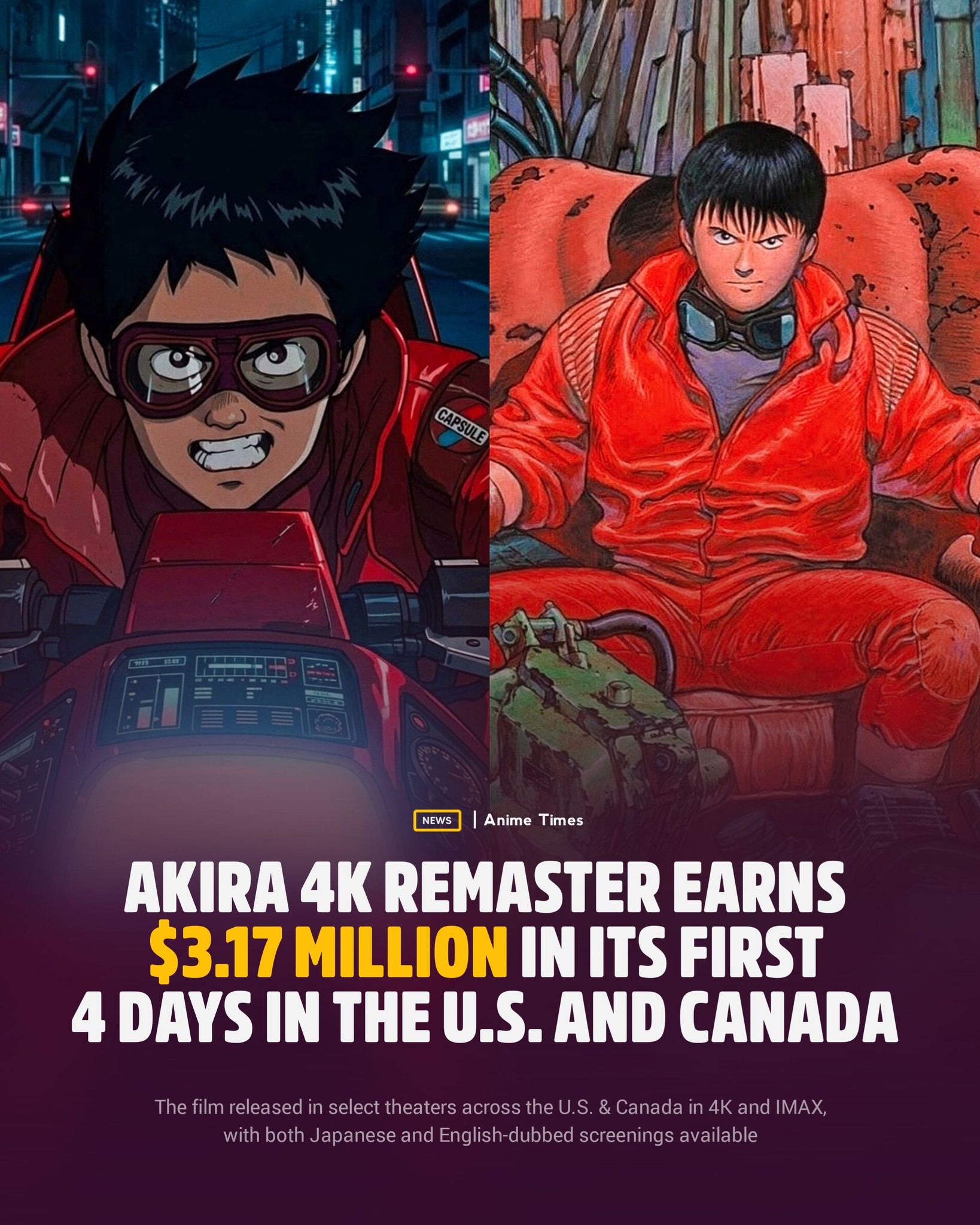 Akira at IMAX Indiana State Museum (Oct 2026)