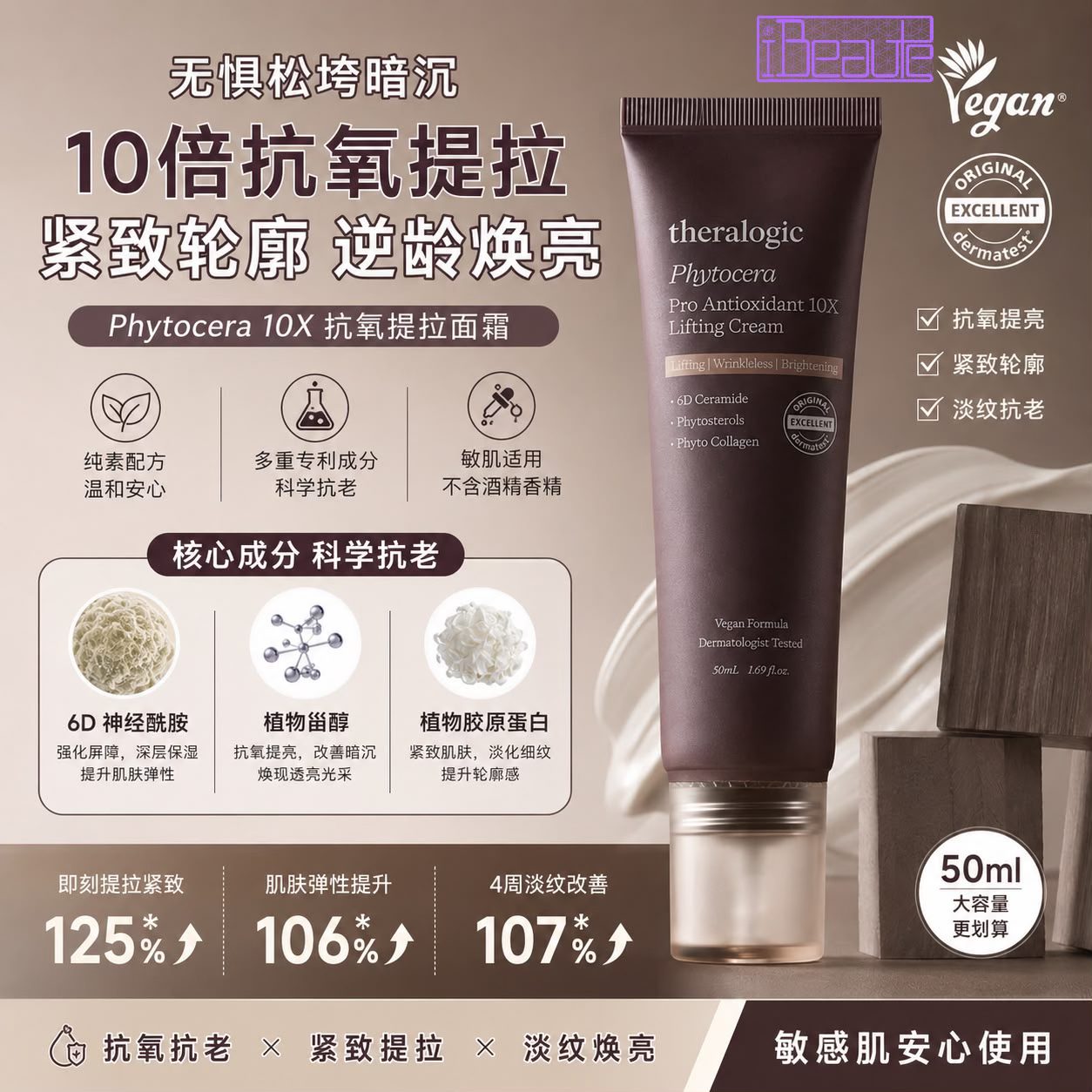 基础护肤品 I-Beaute - *THERALOGIC Phytocera 10X 抗氧提拉面霜* 🤎 如果你是