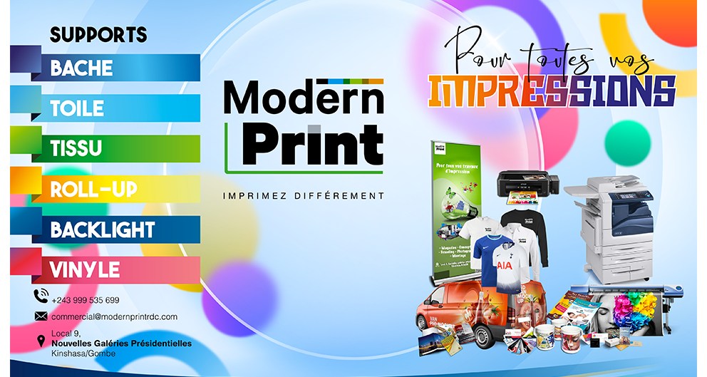 Modern Print RDC | Kinshasa