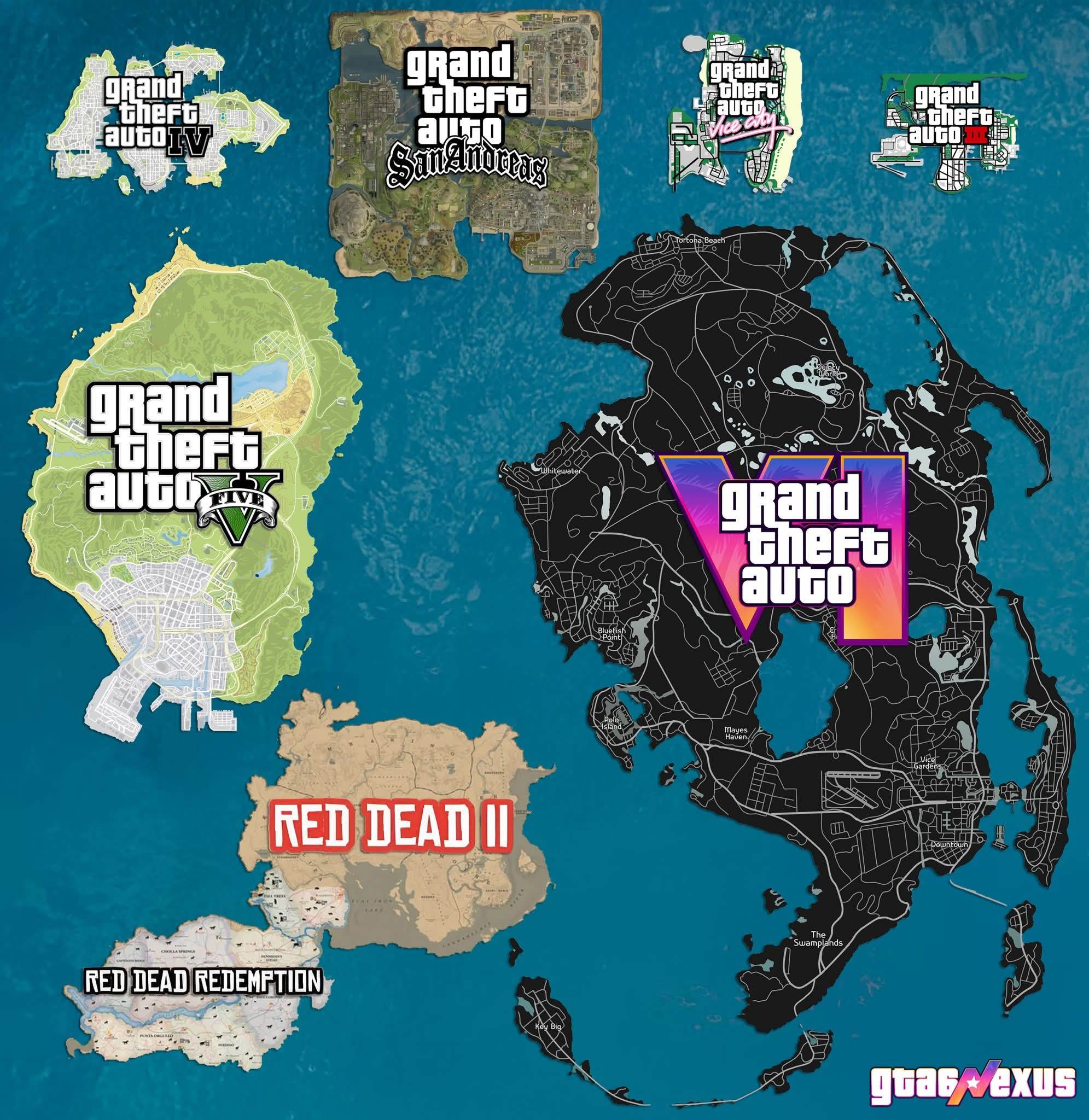 GTA - GTA 6’s Biggest, Boldest, and Most Explosive Map Ever 🌎 — Full ...