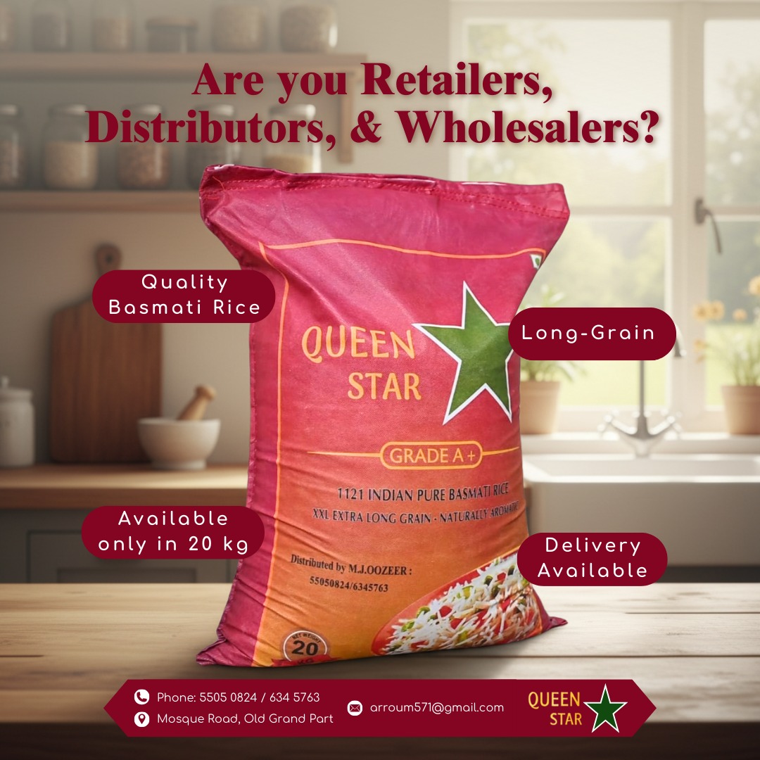 Queen Star Basmati Rice | Old Grand Port