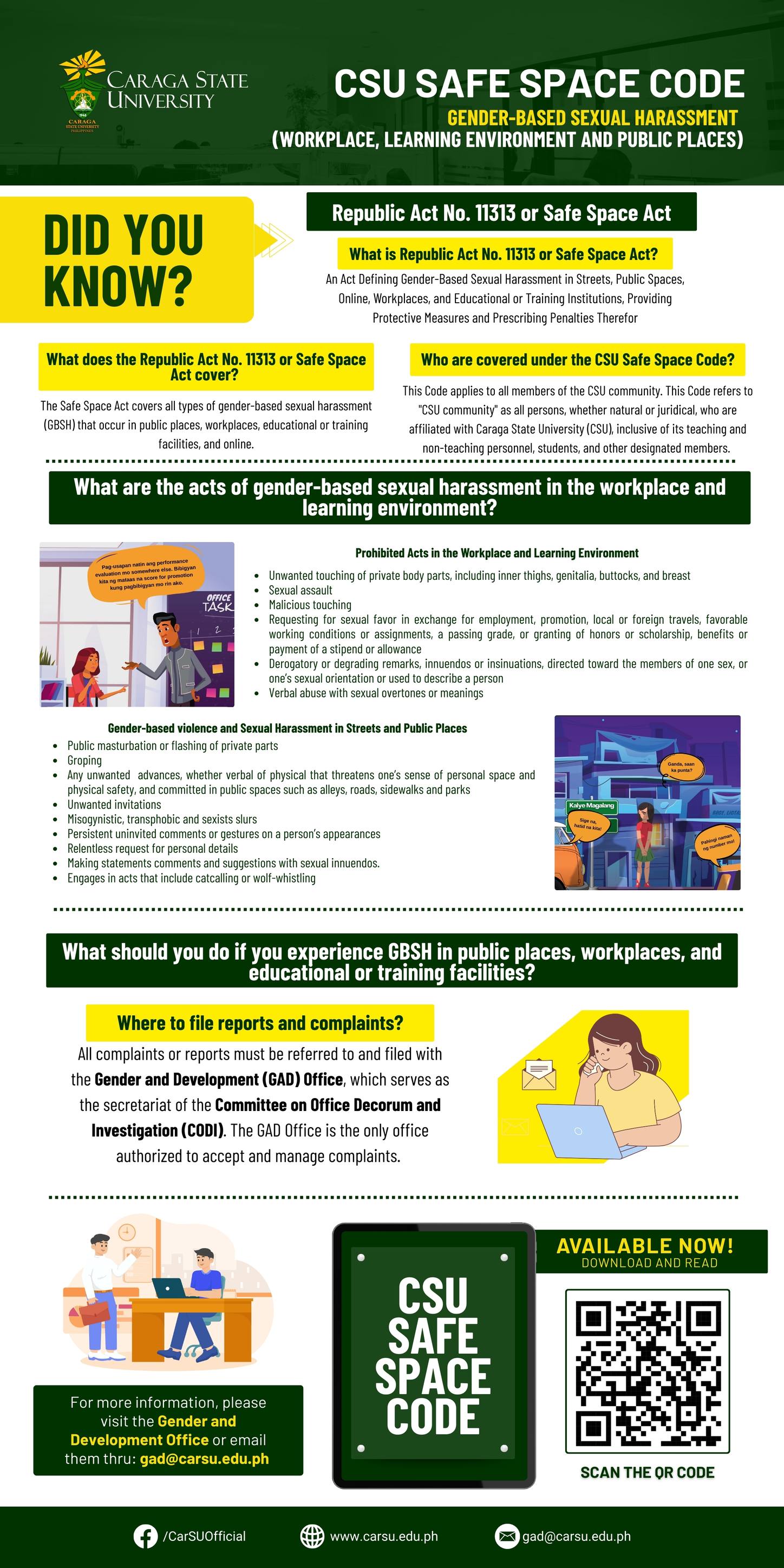 𝐃𝐈𝐃 𝐘𝐎𝐔 𝐊𝐍𝐎𝐖? Caraga... - CSU-Gender and Development Office | Facebook