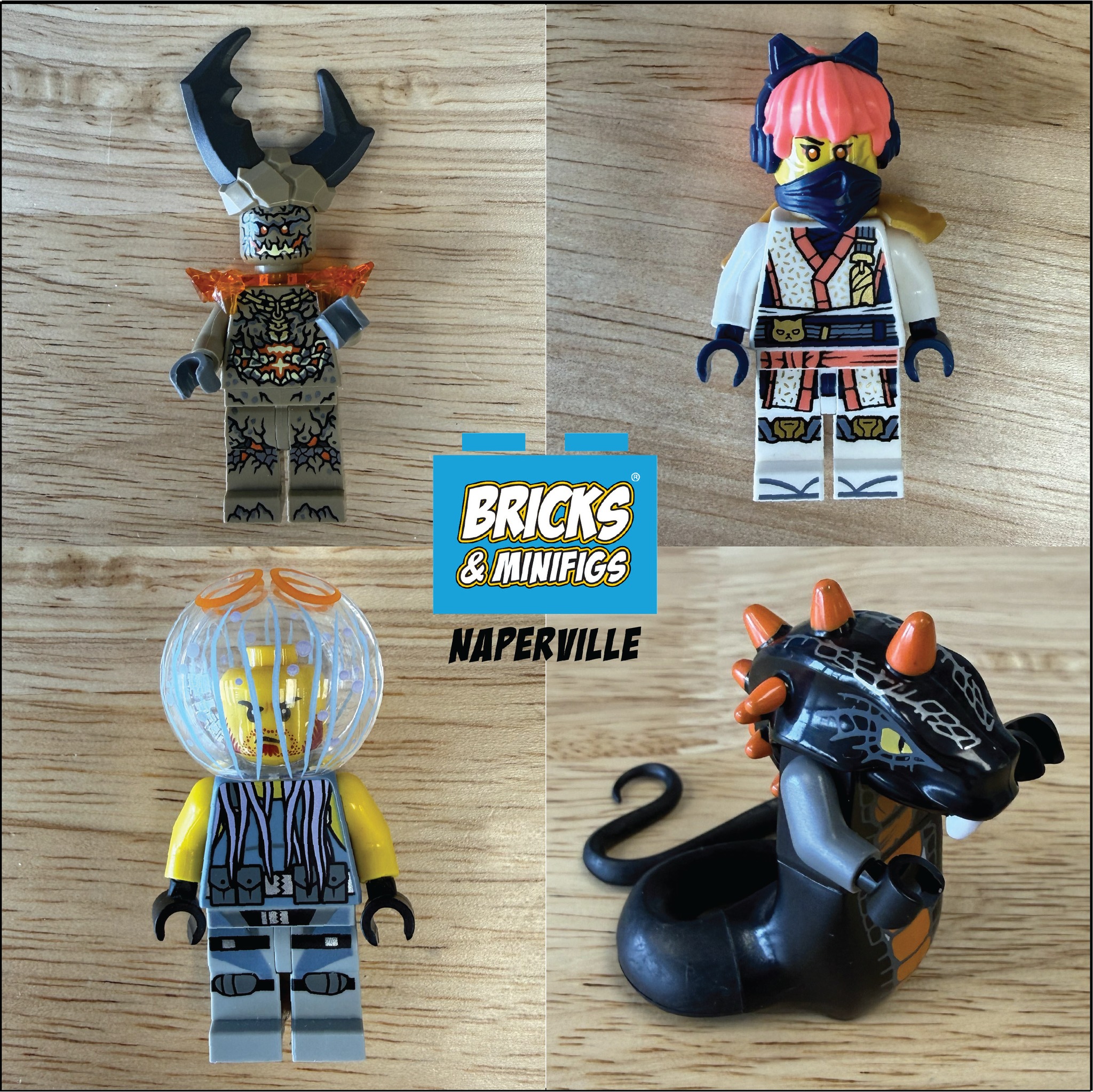 New Lego Ninjago heroes and villains at Bricks & Minifigs Naperville