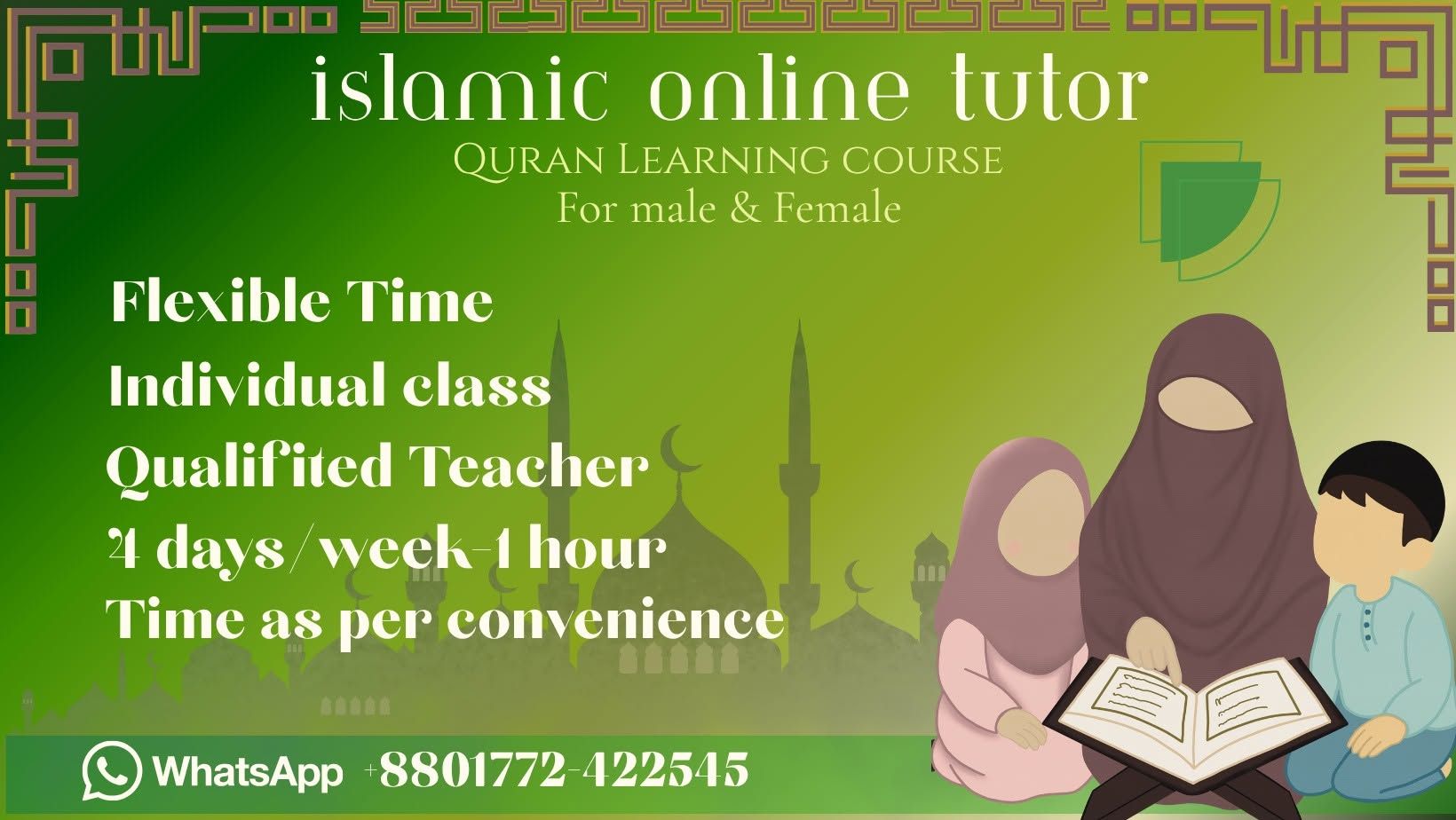 Islamic Online Tutor | Dhaka