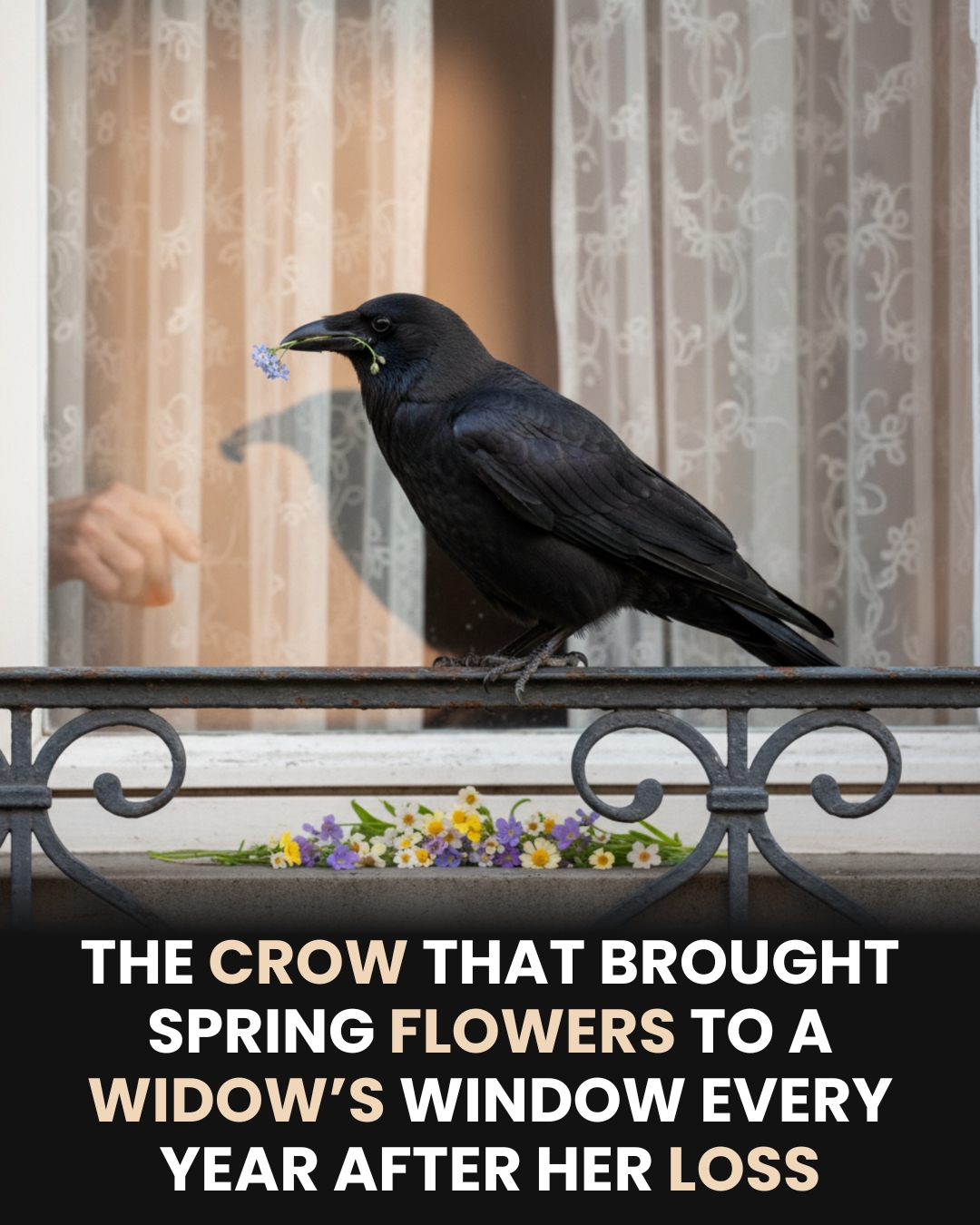 Crow - Every spring in a small Belgian town, a widow began finding tiny ...