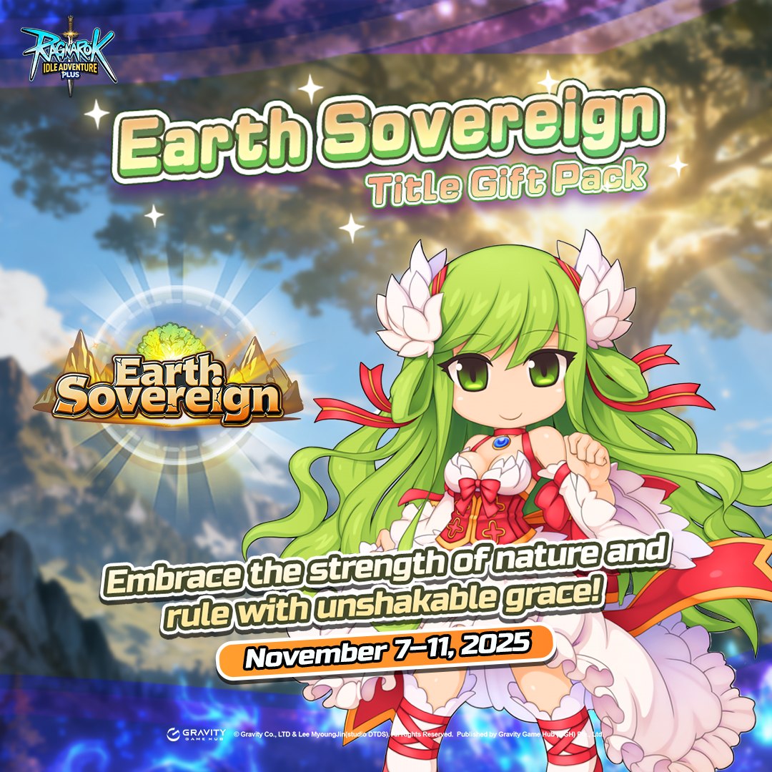 RO - 🌿 Earth Sovereign — Title Gift Pack! 🌿 📅 Period: November 7–11 ...