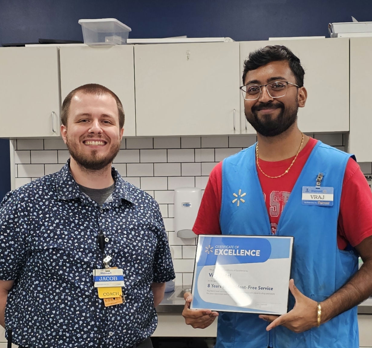 Walmart - 👏 Safety Spotlight! 👏 Please join us in celebrating Vraj, who ...