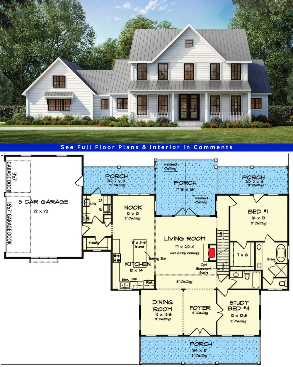 All - Discover the features of this Modern Farmhouse with an Idyllic ...