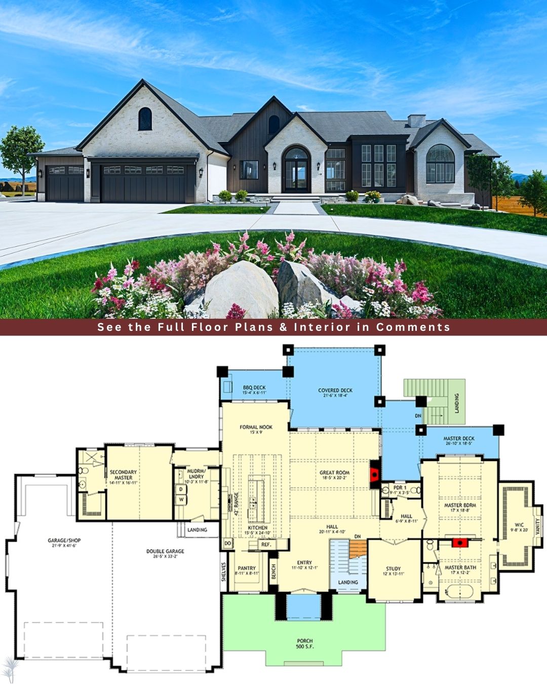 Step inside this Single-Story... - Dream Homes & Plans Co. | Facebook