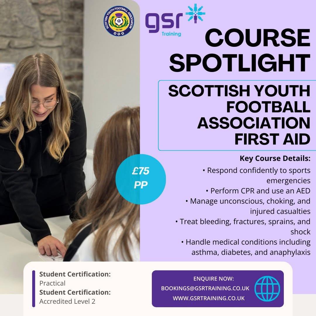 GSR Training - ‼️ SYFA Sports First Aid Evening Sessions... | Facebook