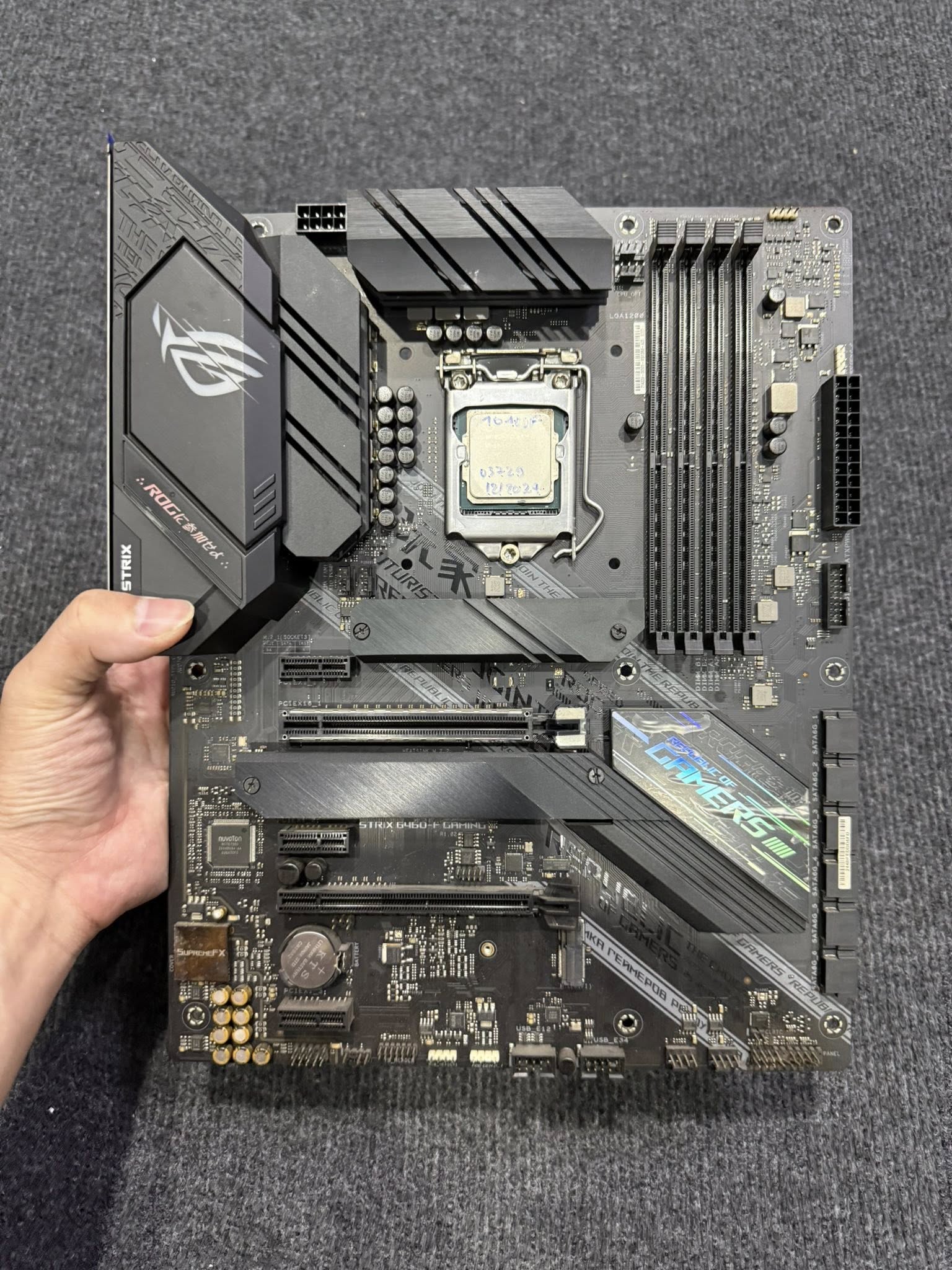 Combo ROG STRIX B460-F GAMING + I5-10400F Thu Khách E Bán 3Tr390k 