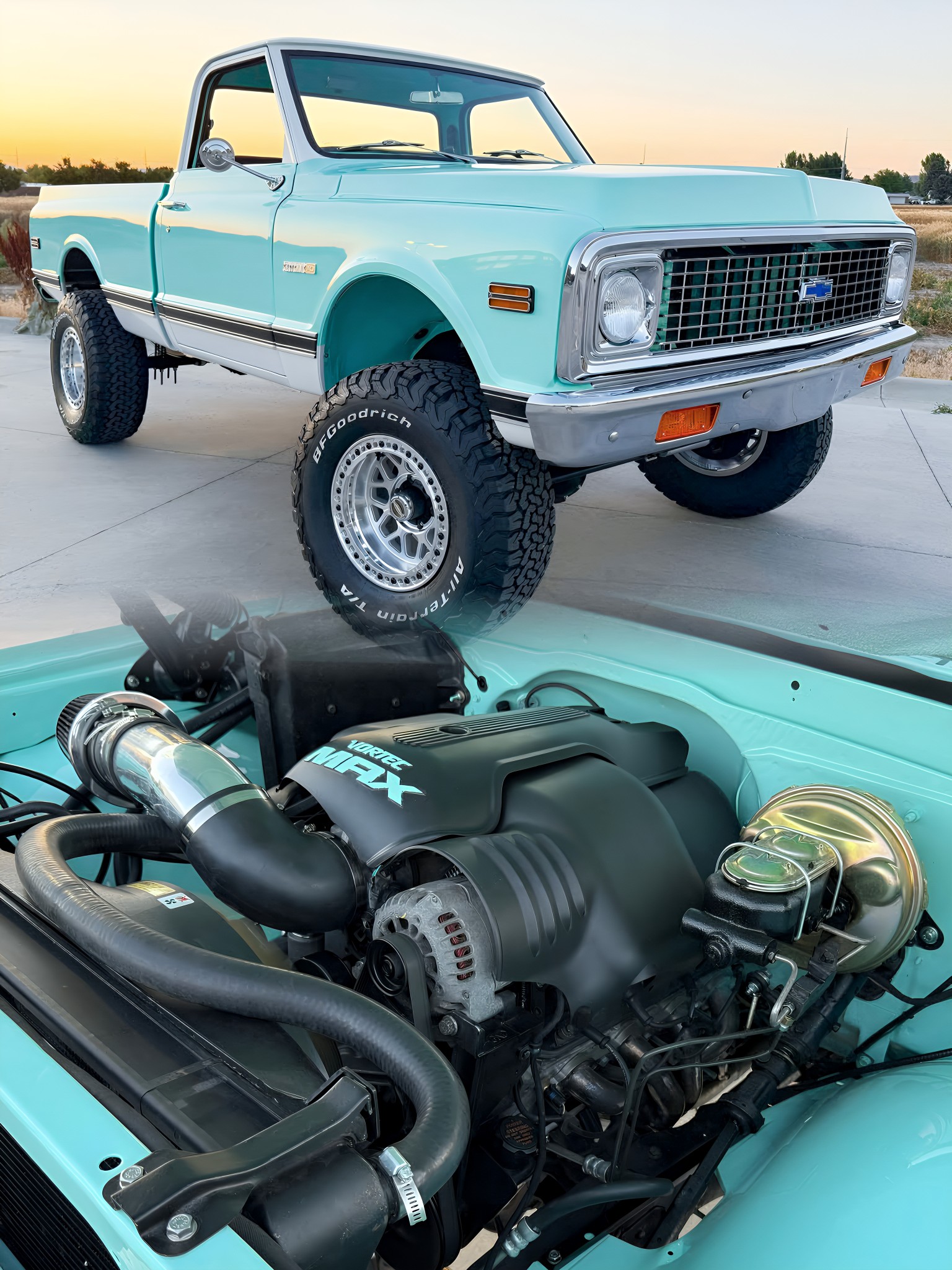 How can you tell if your truck is a c10 or k10?