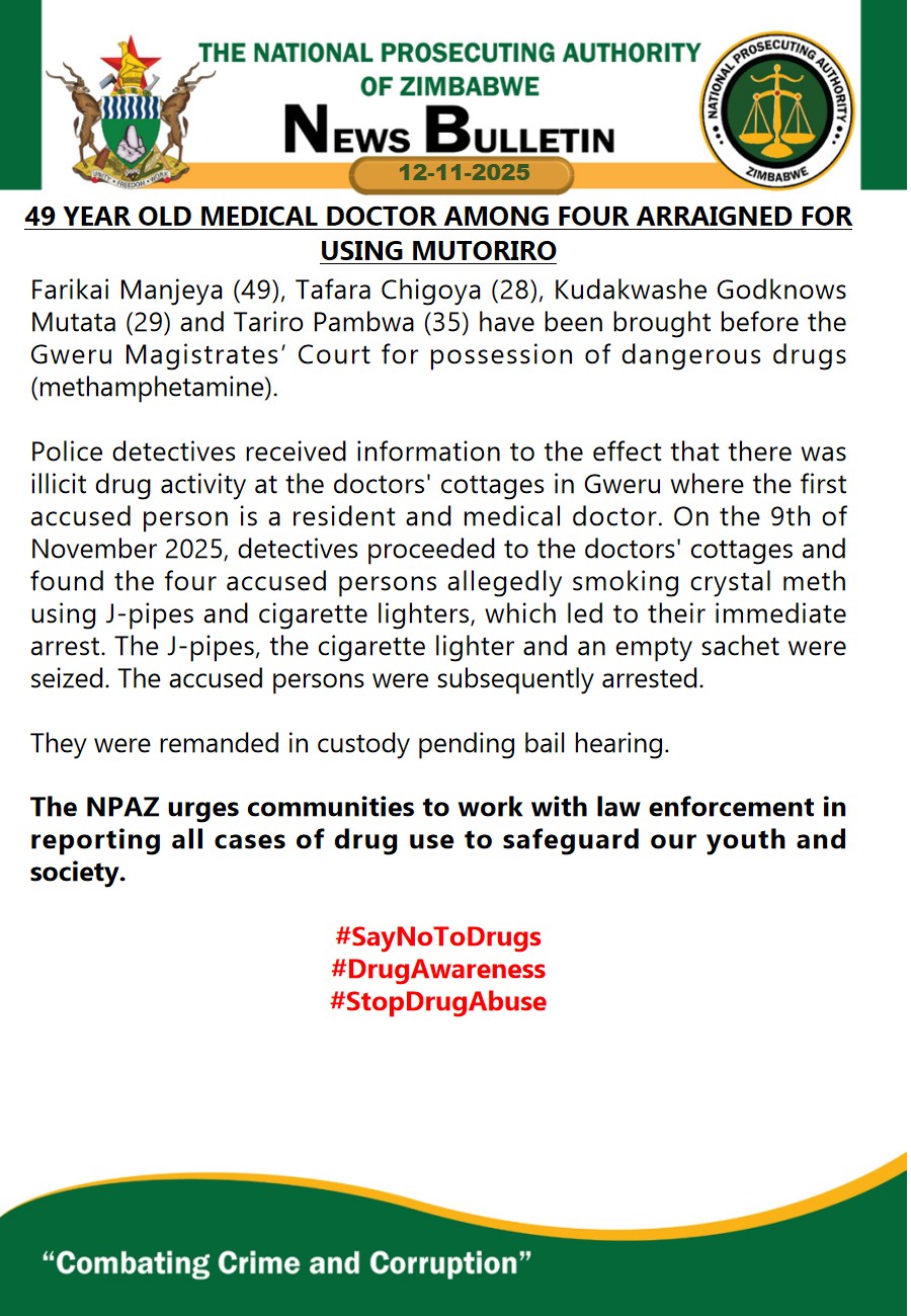 49 year old... - National Prosecuting Authority of Zimbabwe | Facebook