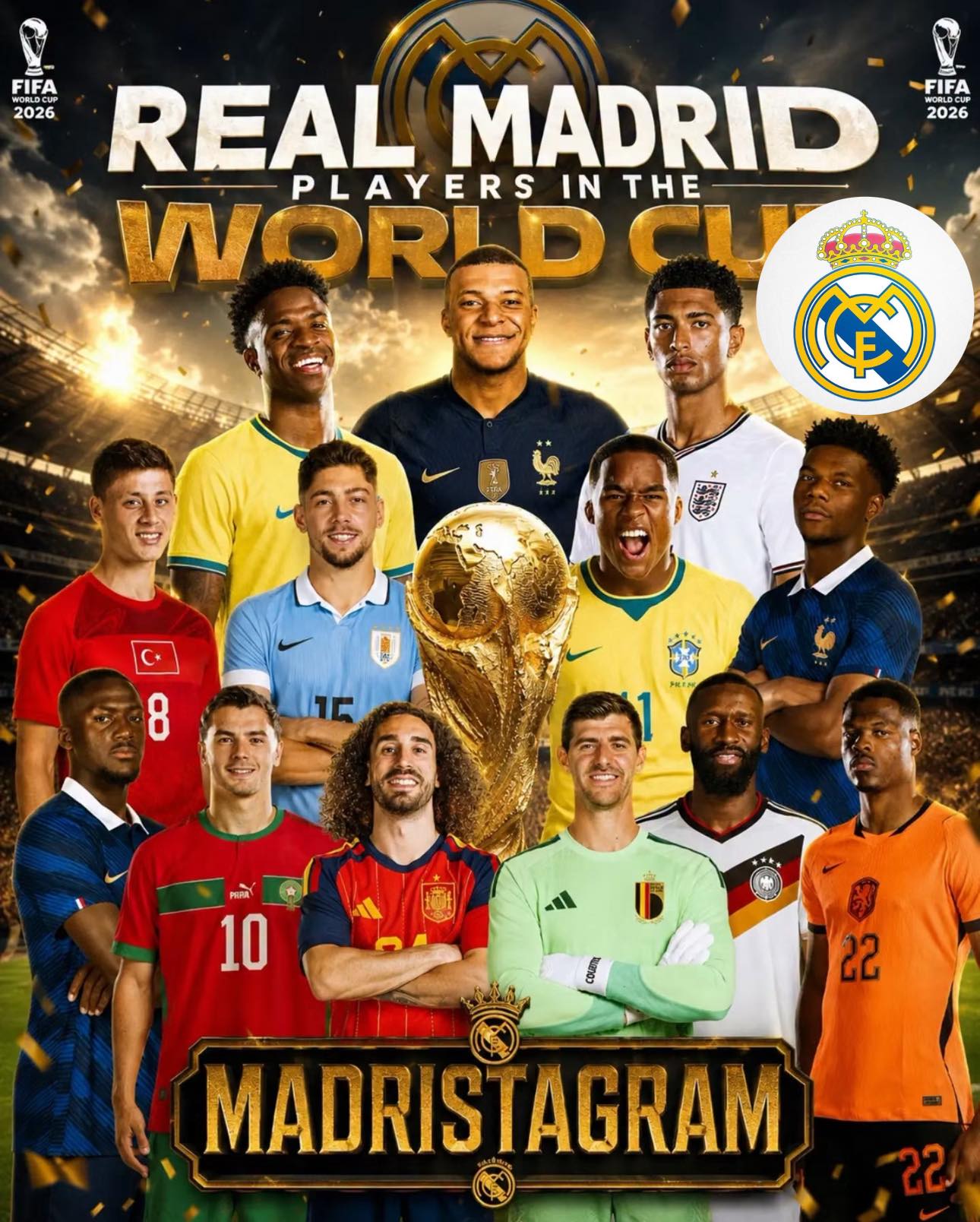 ? Arda Güler (Turkey) and Federico Valverde (Uruguay) are the 