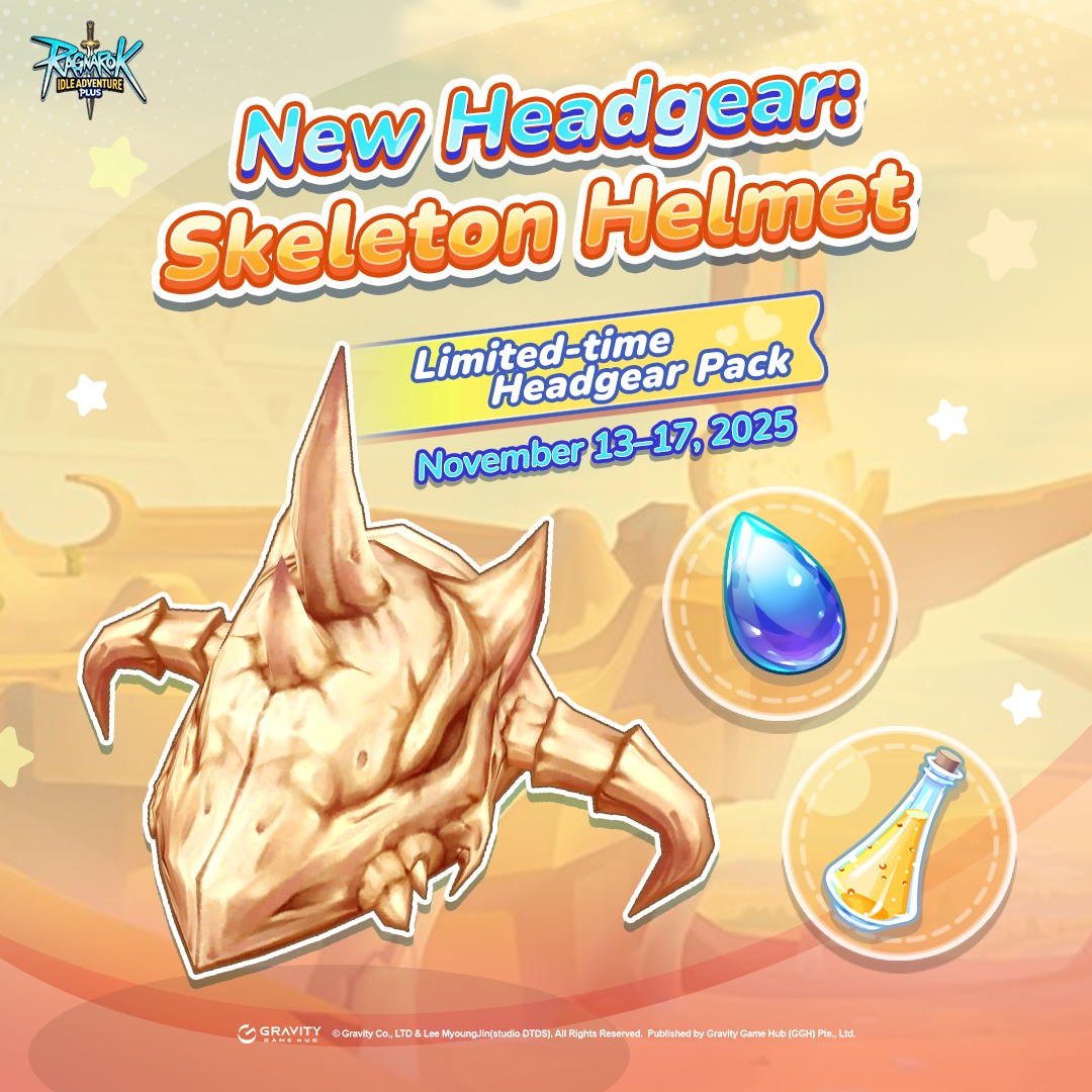 RO - 👑 New Headgear: Skeleton Helmet 👑 🗓️ Available: November 13–17 ...