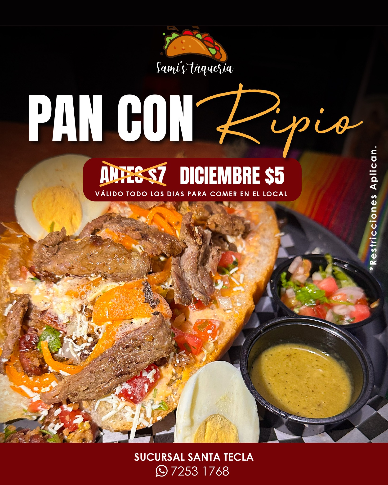 Sami's - ¿Se te antojaron unos panes con ripio bien salvadoreños? 🇸🇻🔥👌 ...