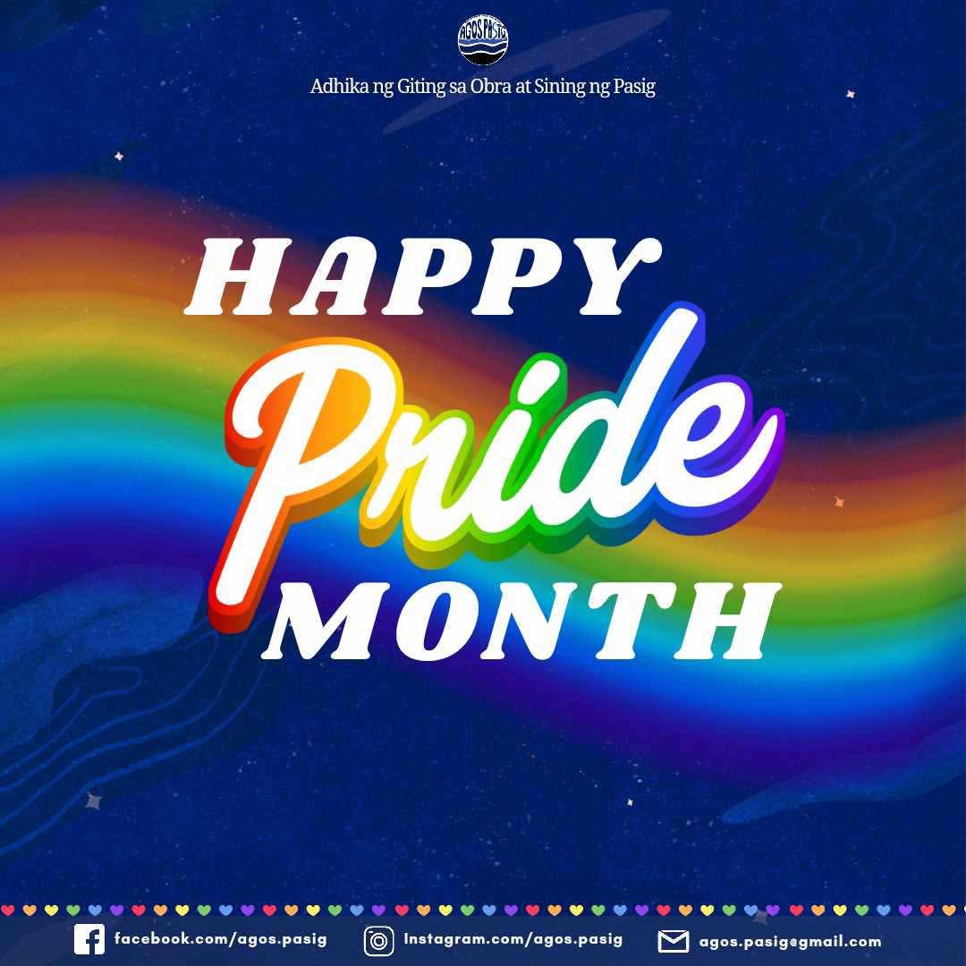 Adhika - Nakikiisa ang AGOS ng Pasig sa pagdiriwang ng Pride Month! 🏳️ ...