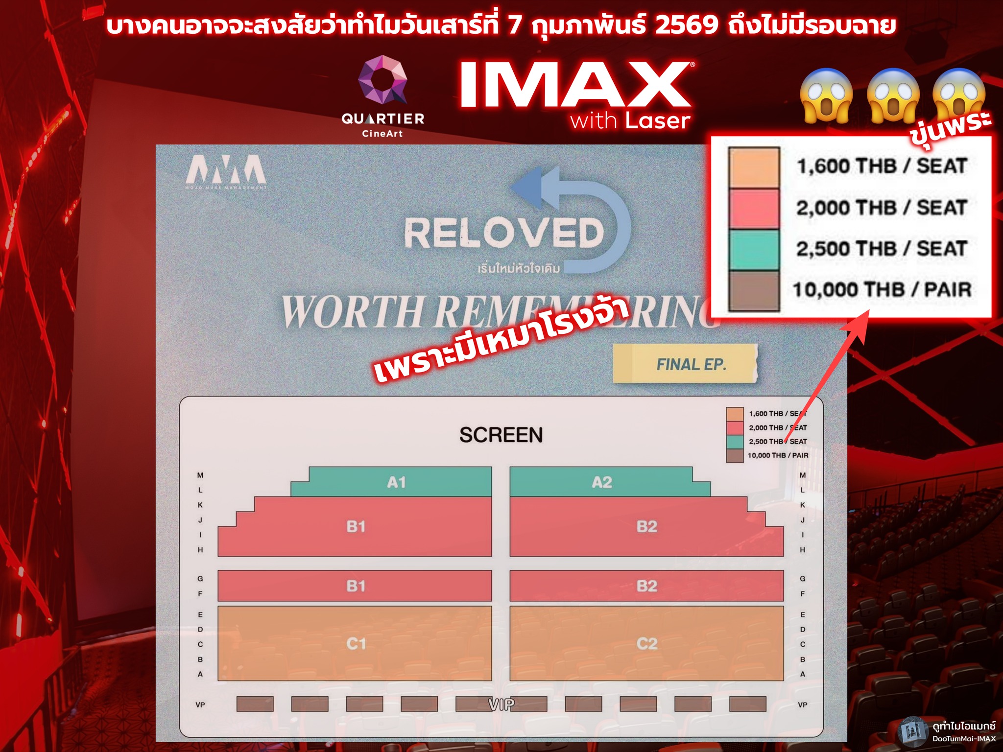 ดูทำไมไอแมกซ์ - หลายคนอาจจะสงสัยว่าทำไม IMAX with Laser... | Facebook