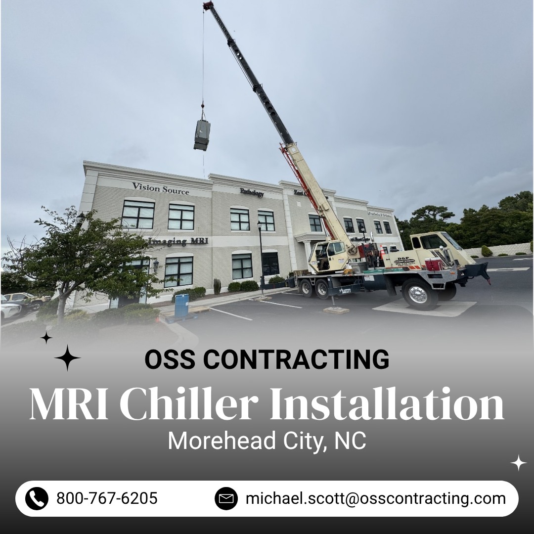 OSS - MRI Chiller Installation! We recently completed a new MRI chiller ...