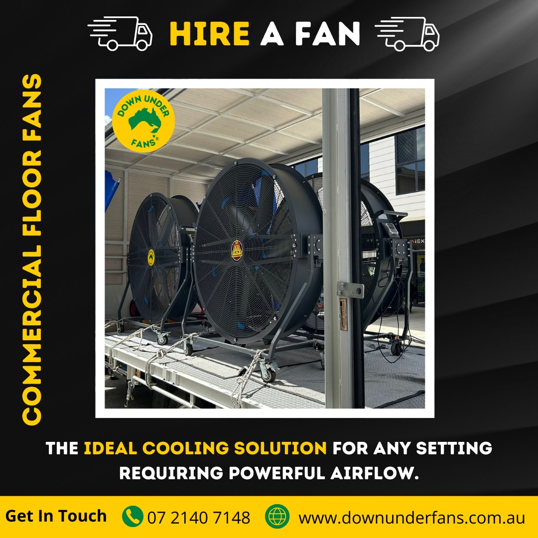 Down - Hire Premium Down Under Floor Fans for Your Event or Business ...