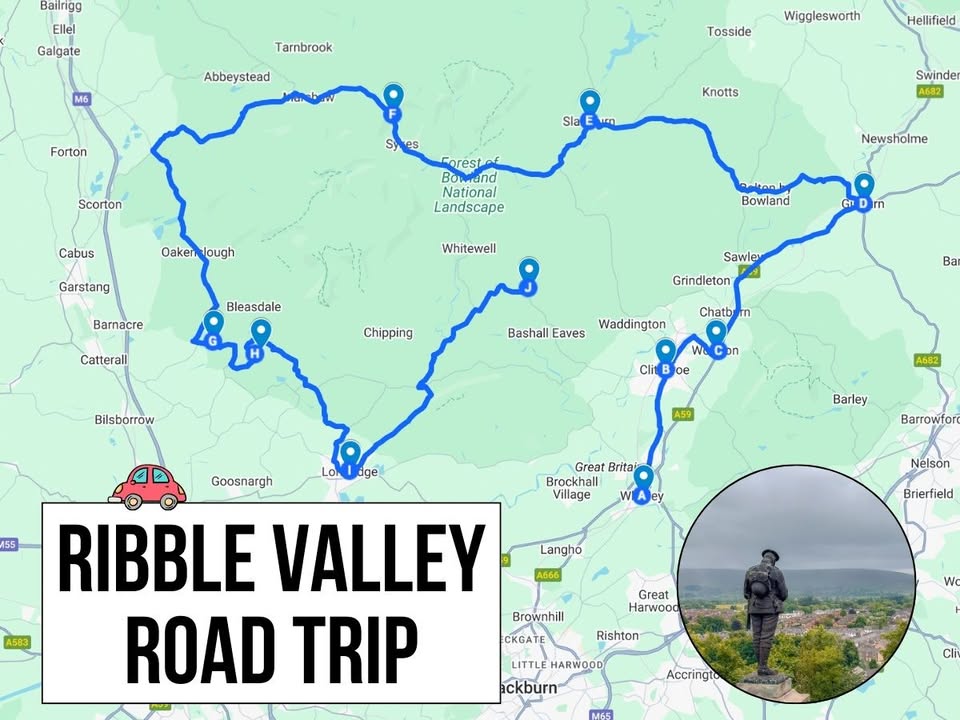 Let's - Ribble Valley Road Trip 🚗🌿🏞️ > https://www.letsexploretheuk.com ...