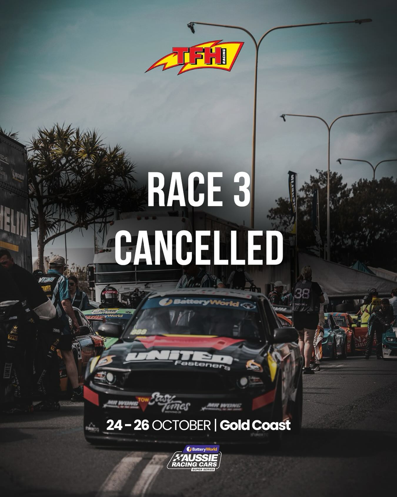 TFH Racing - Race 3 has been cancelled following the... | Facebook