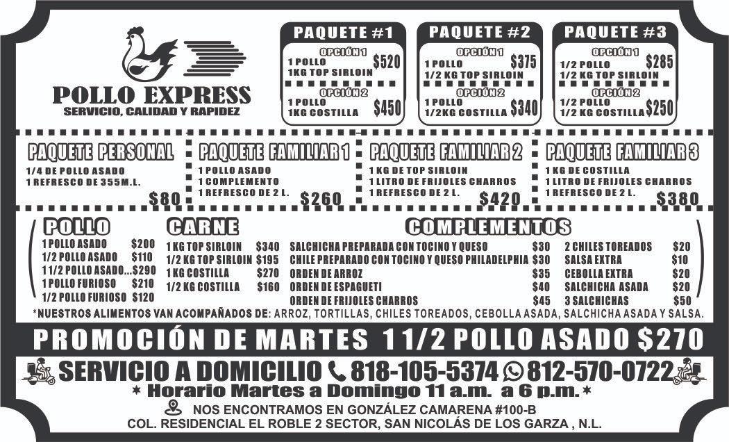 Pollo Express San Nicolás NL | San Nicolás de los Garza