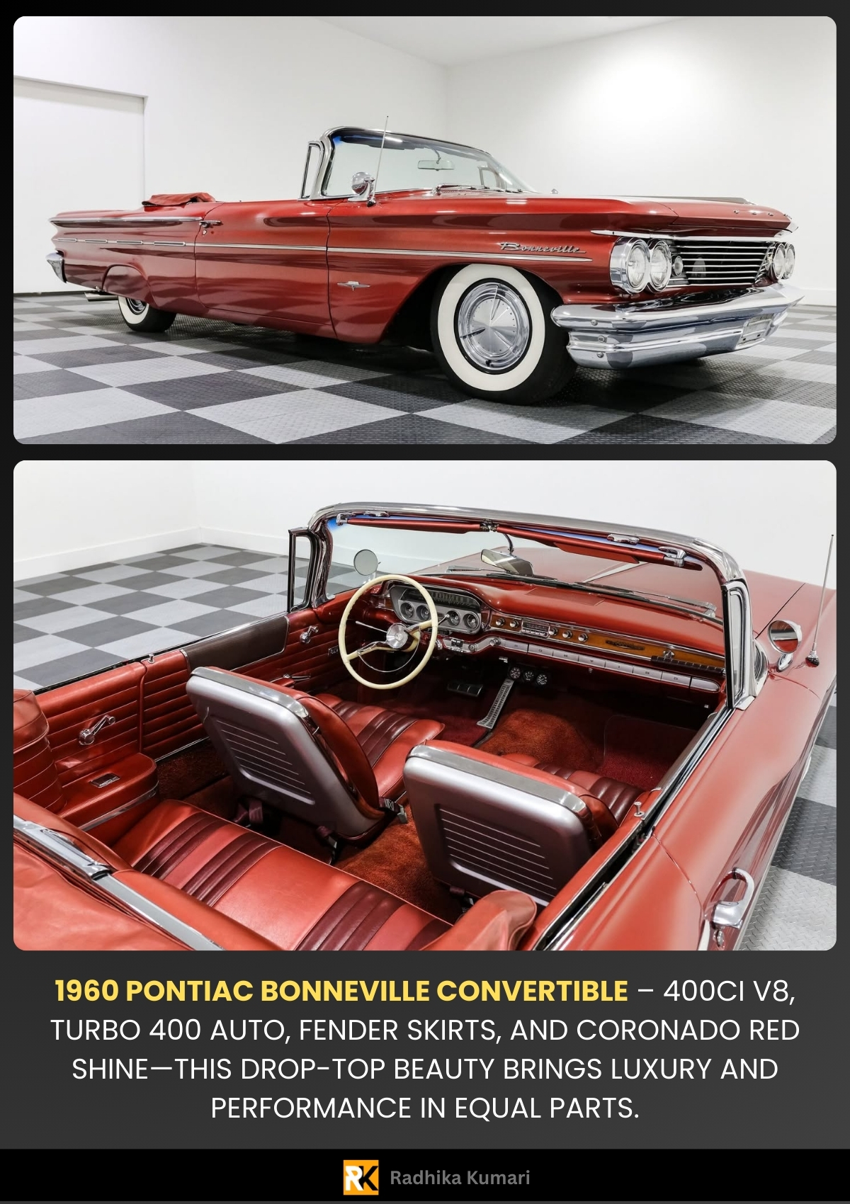 Detailed '60 Pontiac Bonneville convertible model kit review