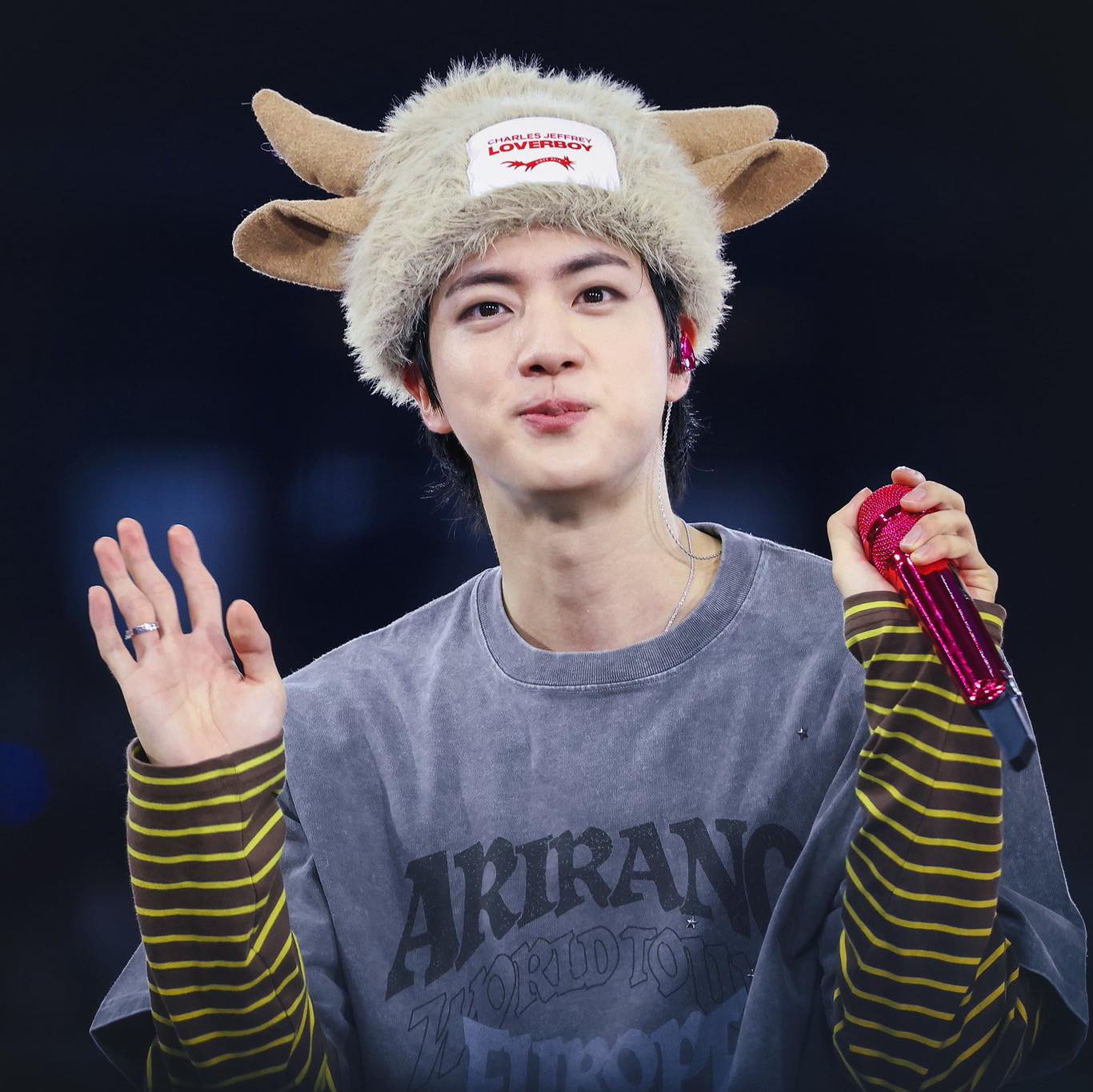 The JIN's Bear Pouch Charm designed by Jin himself🧸 | Hteb Jeong