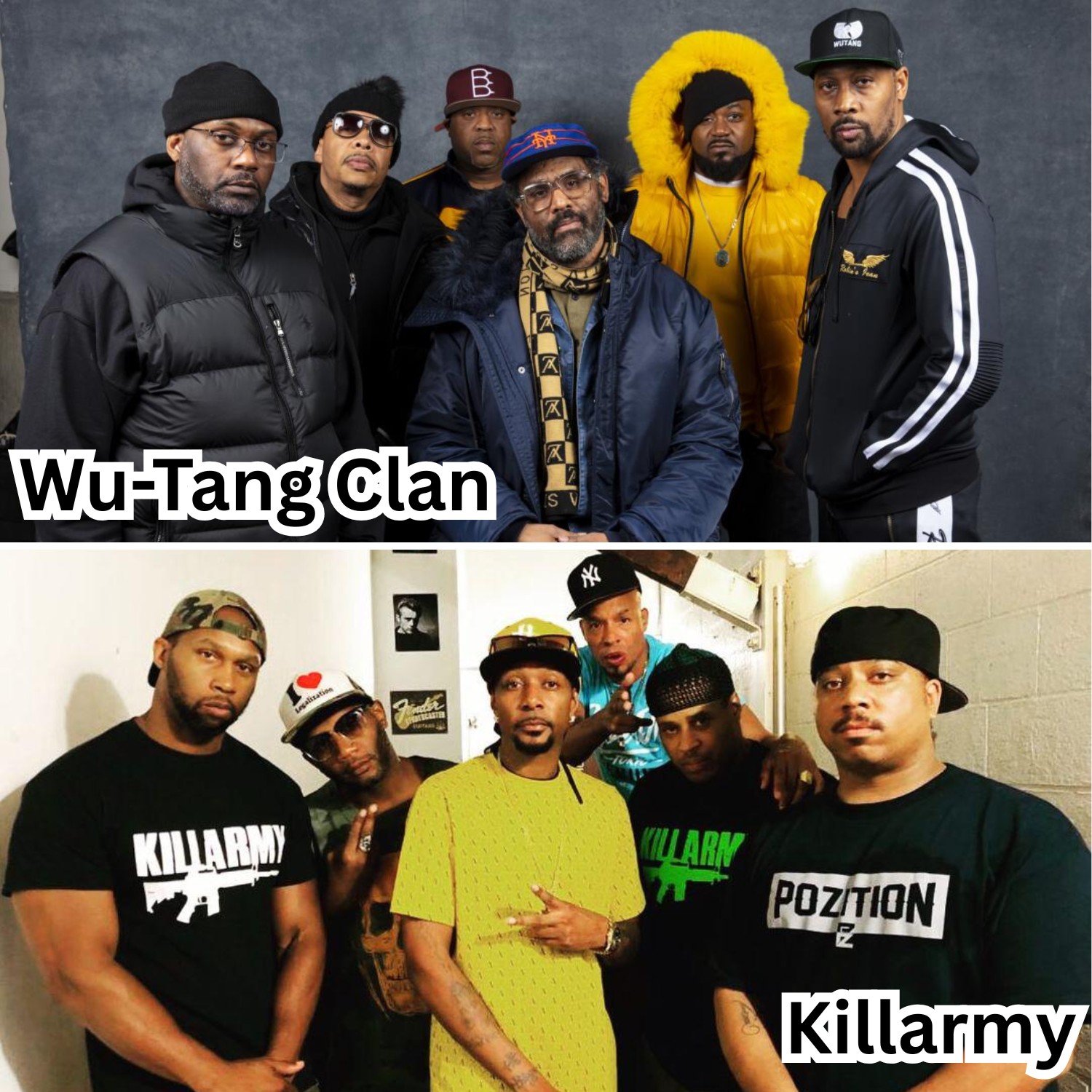 Meet ya hero's. #RTJ X #WuTangClan Killa Kill & Killah
