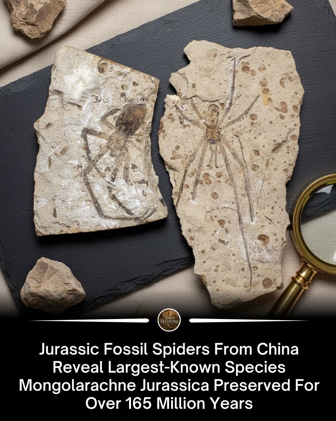 Lost - Pair of Jurassic spiders from China offers a rare glimpse into ...