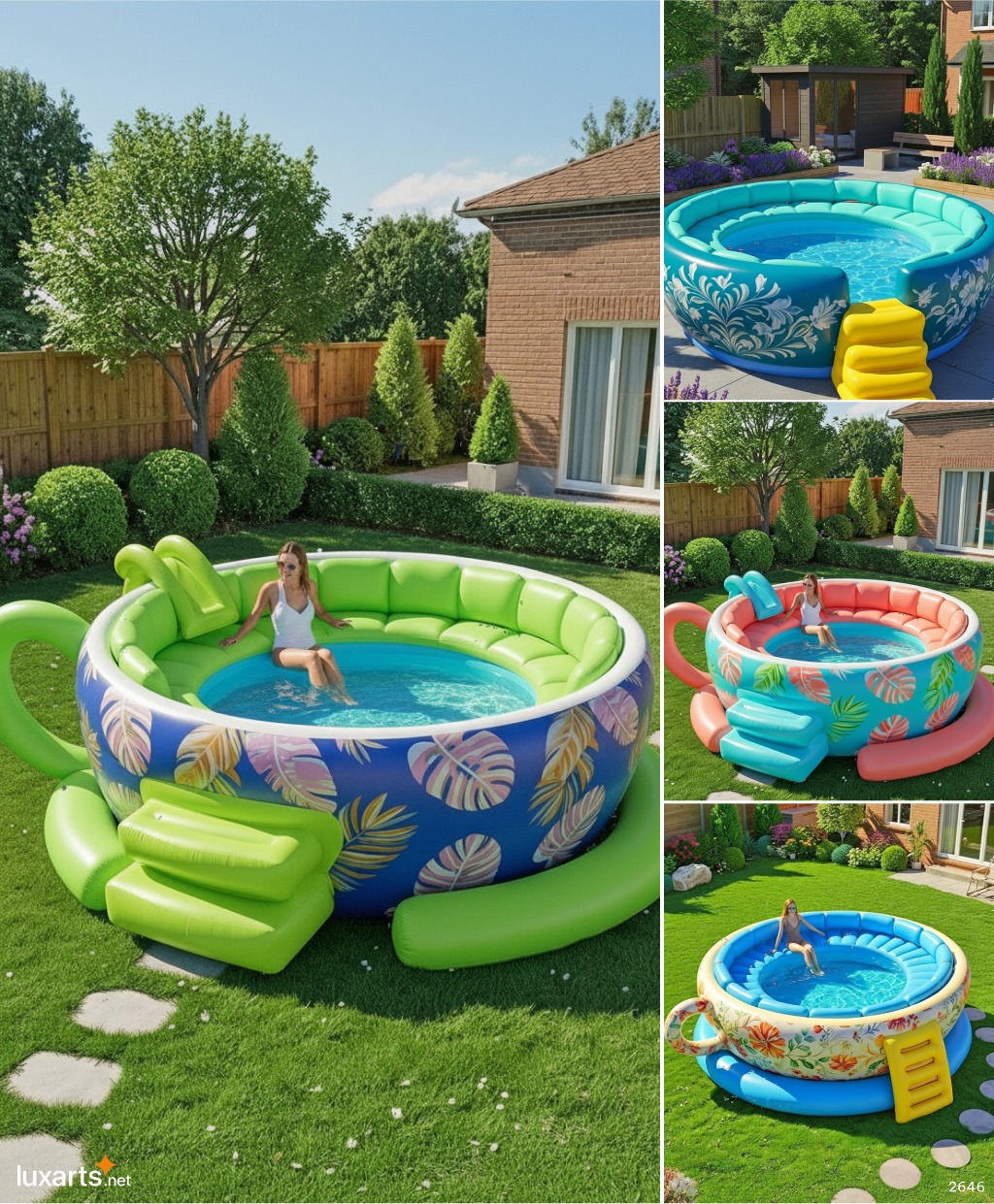 LuxArts - Absolutely love these tea cup pools! 😱👏 | Facebook