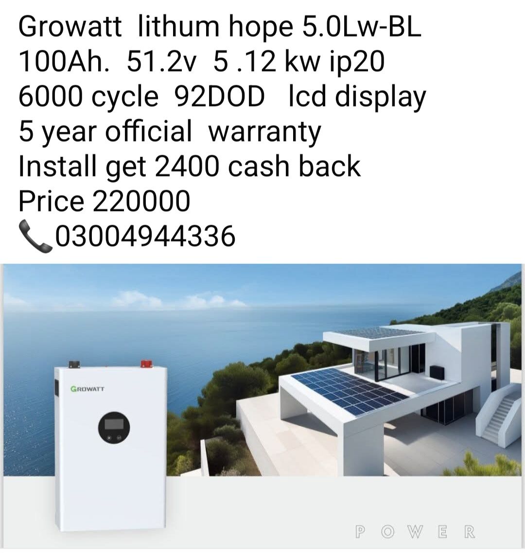 🌏 Solar Inverter With Li Battery Storage HBP1800 PRO Series