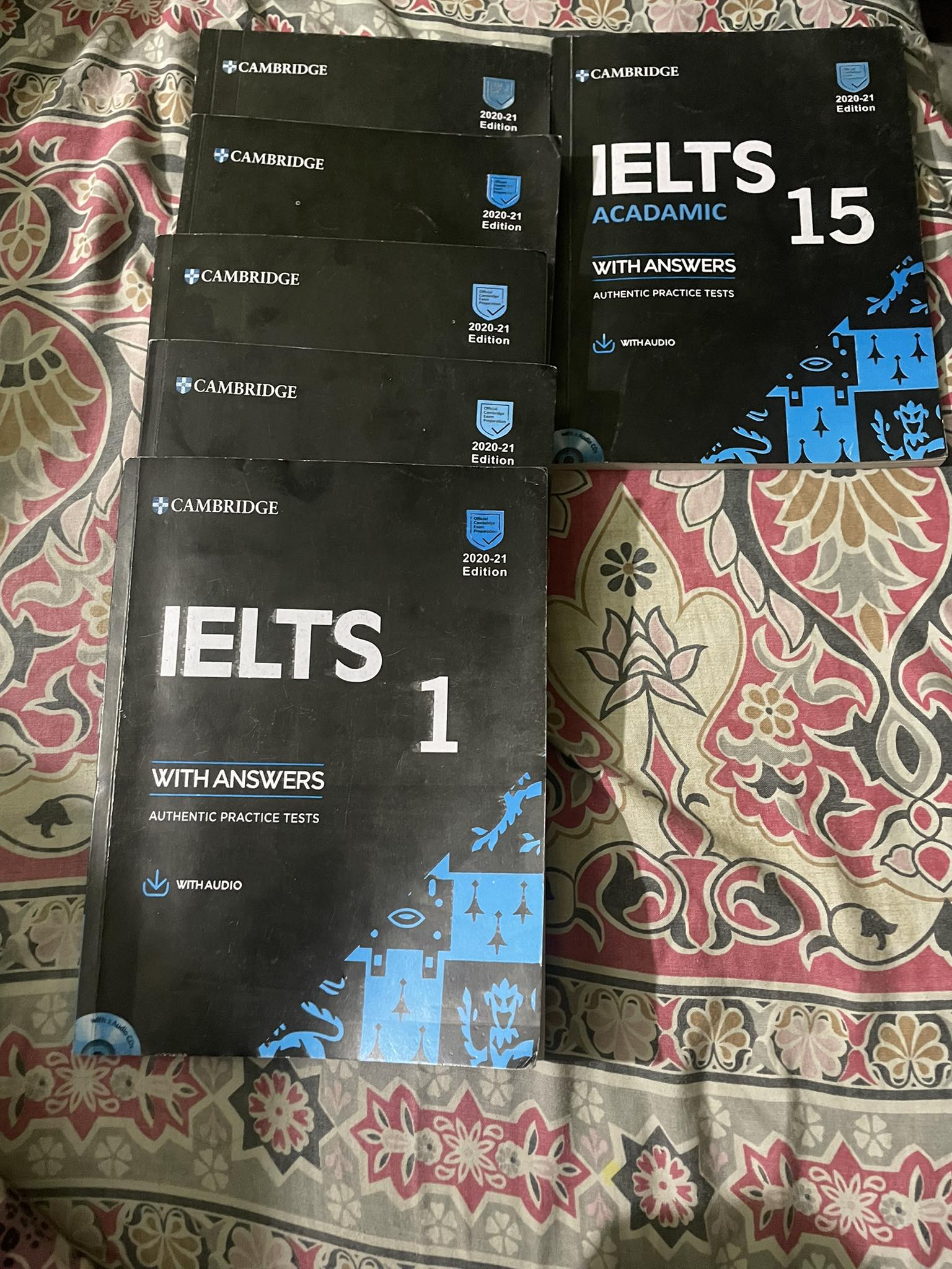These are fully fresh IElTS Cambridge Book 15-19 with answers