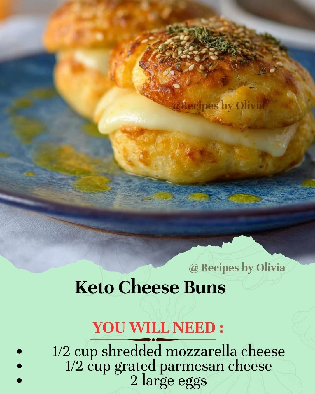 Keto - Keto Cheese Buns Ingredients: - 1/2 cup shredded mozzarella ...