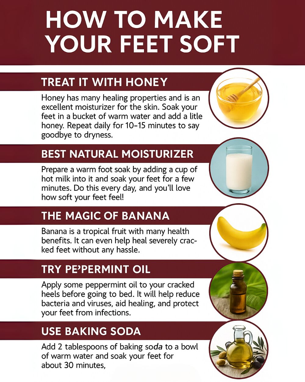 Clever - Dry, rough heels can become soft again with simple natural ...