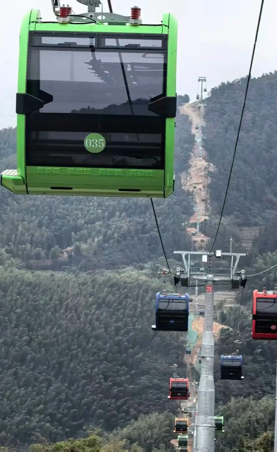 📍The Meiling Cloud Ropeway in Xinjian... - Discover Xinjian | Facebook